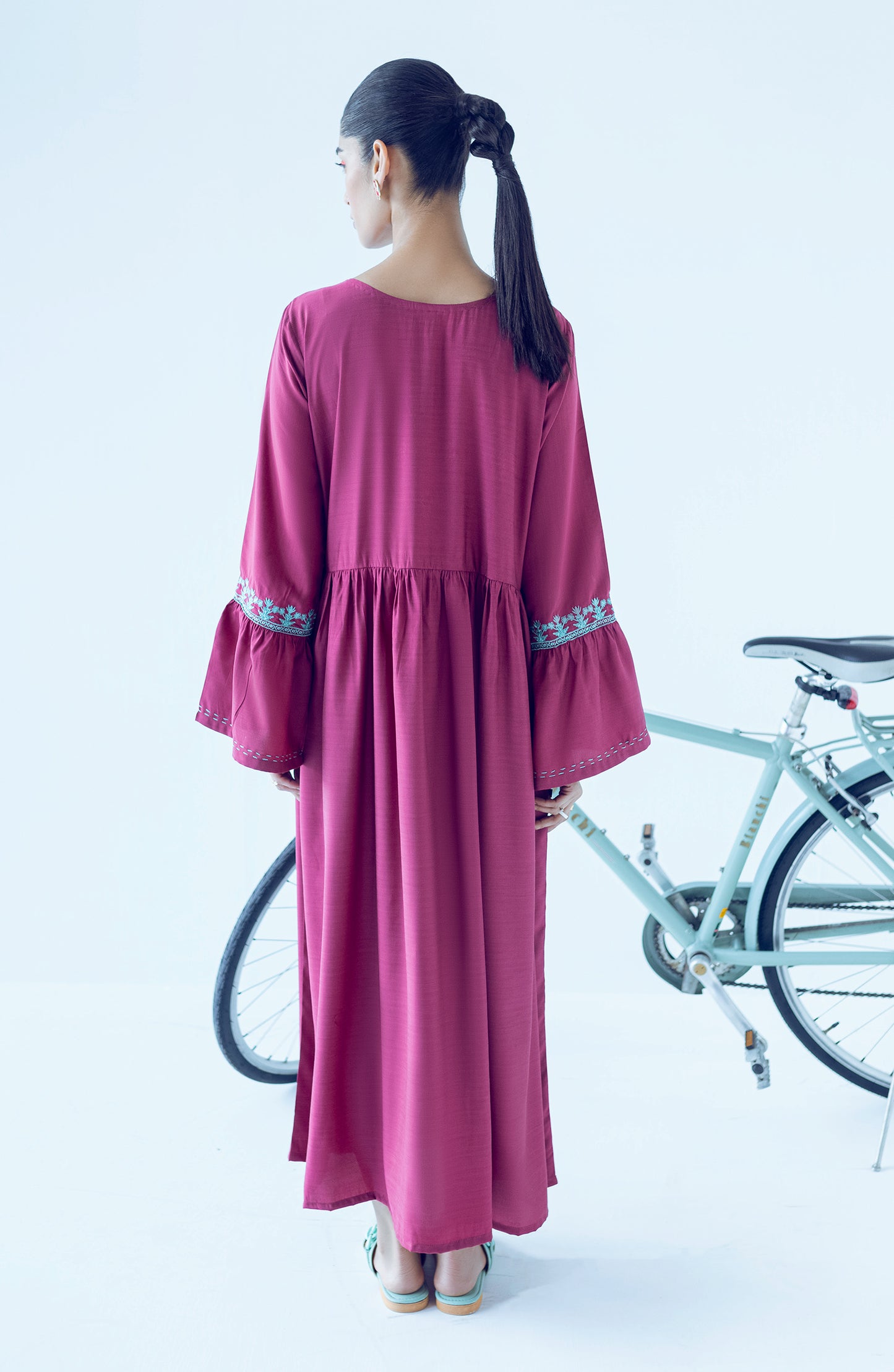 NW-LF-E-22-001 PINK VISCOSE SCSHIRT READY TO WEAR SHIRT