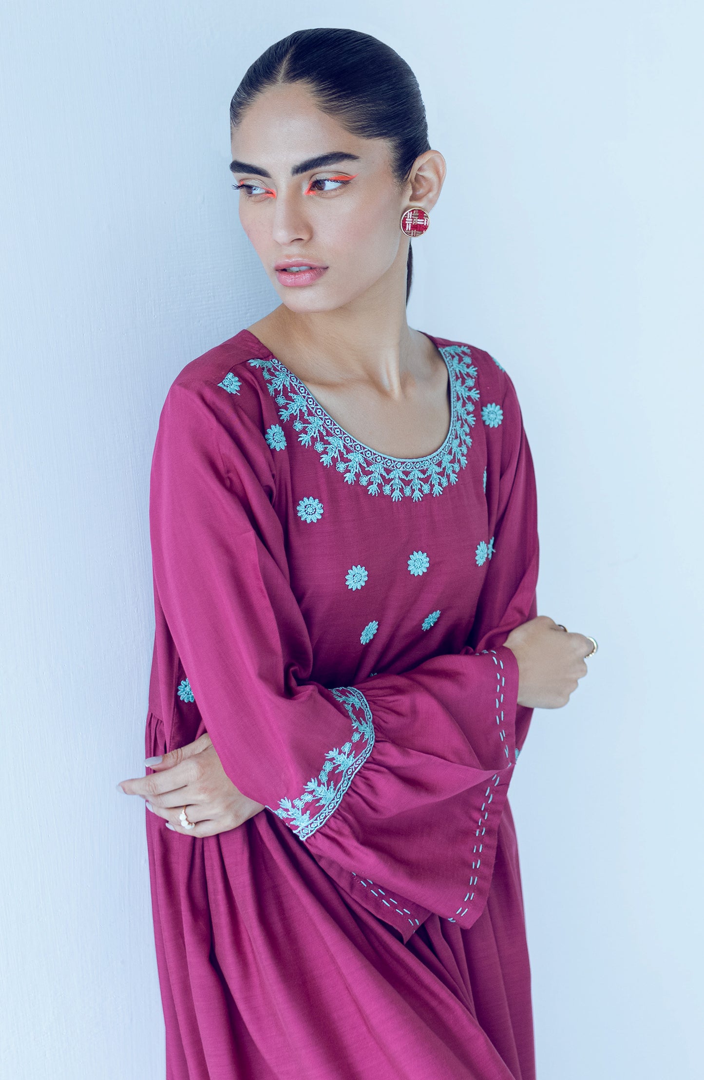 NW-LF-E-22-001 PINK VISCOSE SCSHIRT READY TO WEAR SHIRT