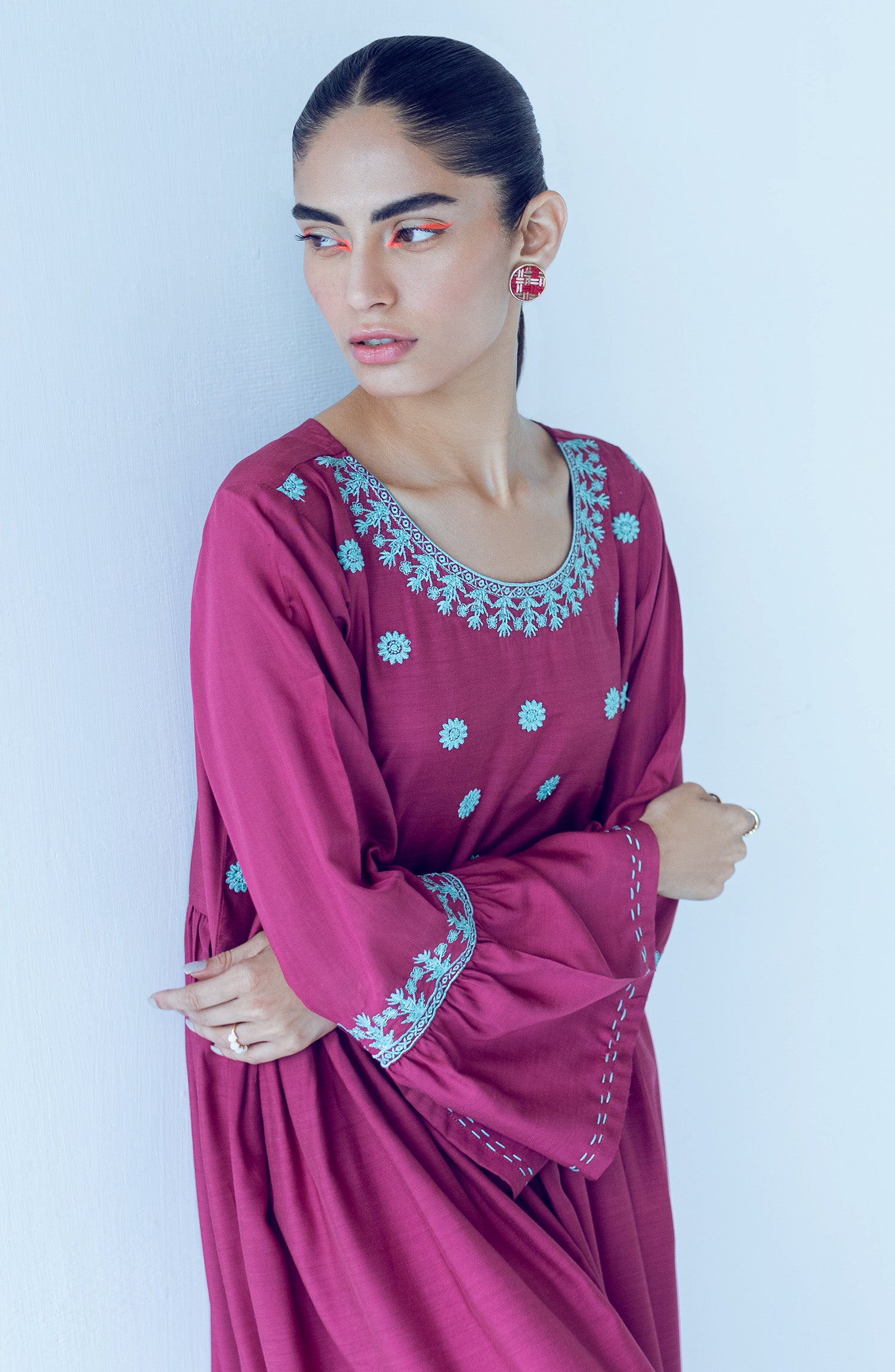 NW-LF-E-22-001 PINK VISCOSE SCSHIRT READY TO WEAR SHIRT