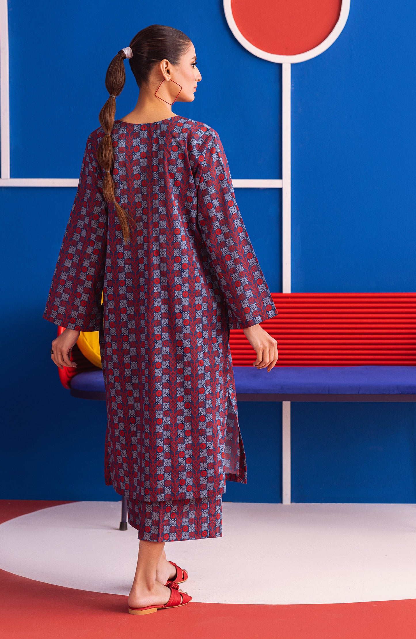 NW-MS-P-23-031 BLUE CAMBRIC  READY TO WEAR SHIRT PANTS