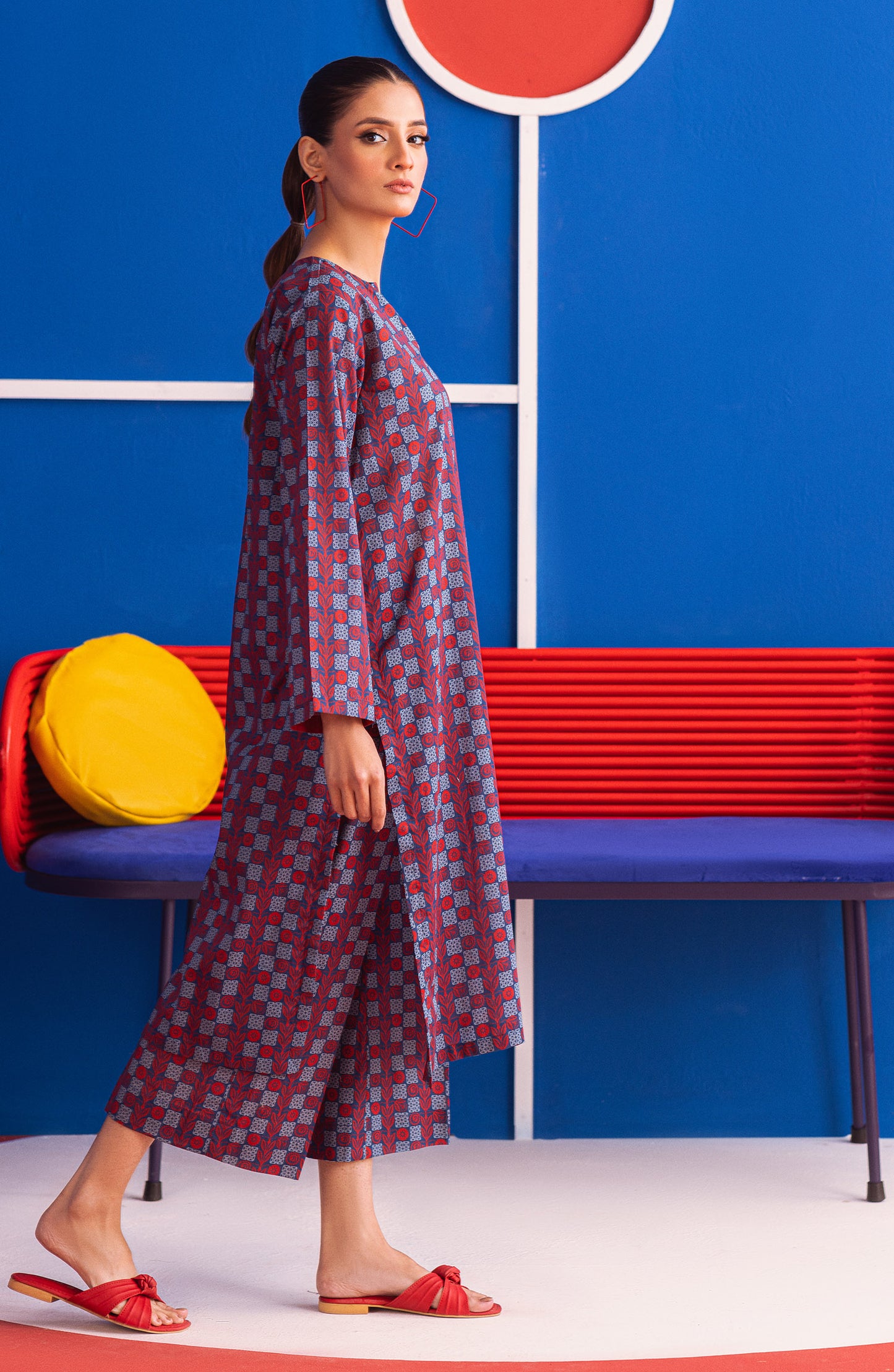 NW-MS-P-23-031 BLUE CAMBRIC  READY TO WEAR SHIRT PANTS