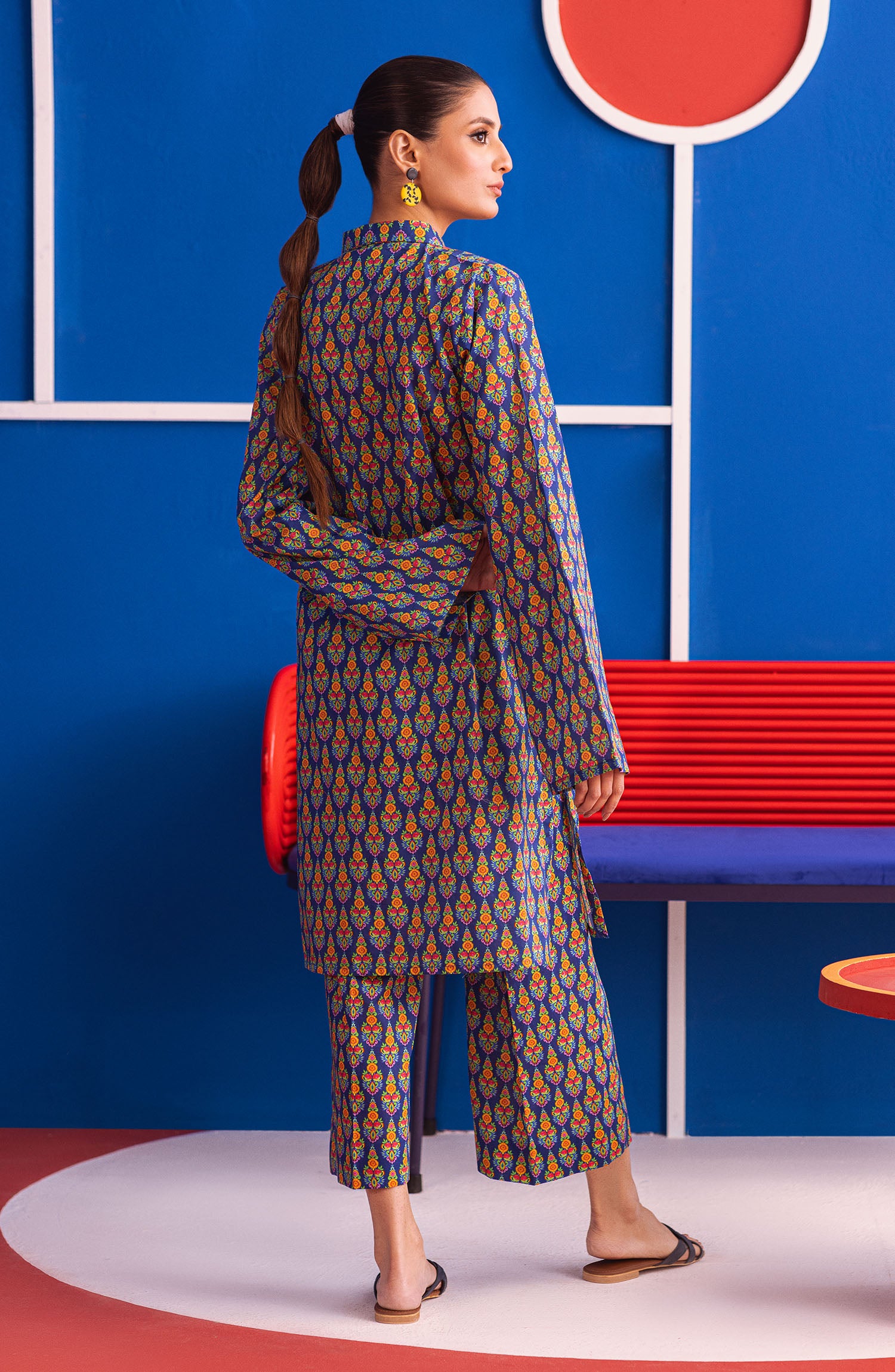 NW-MS-P-23-011 BLUE CAMBRIC  READY TO WEAR SHIRT PANTS