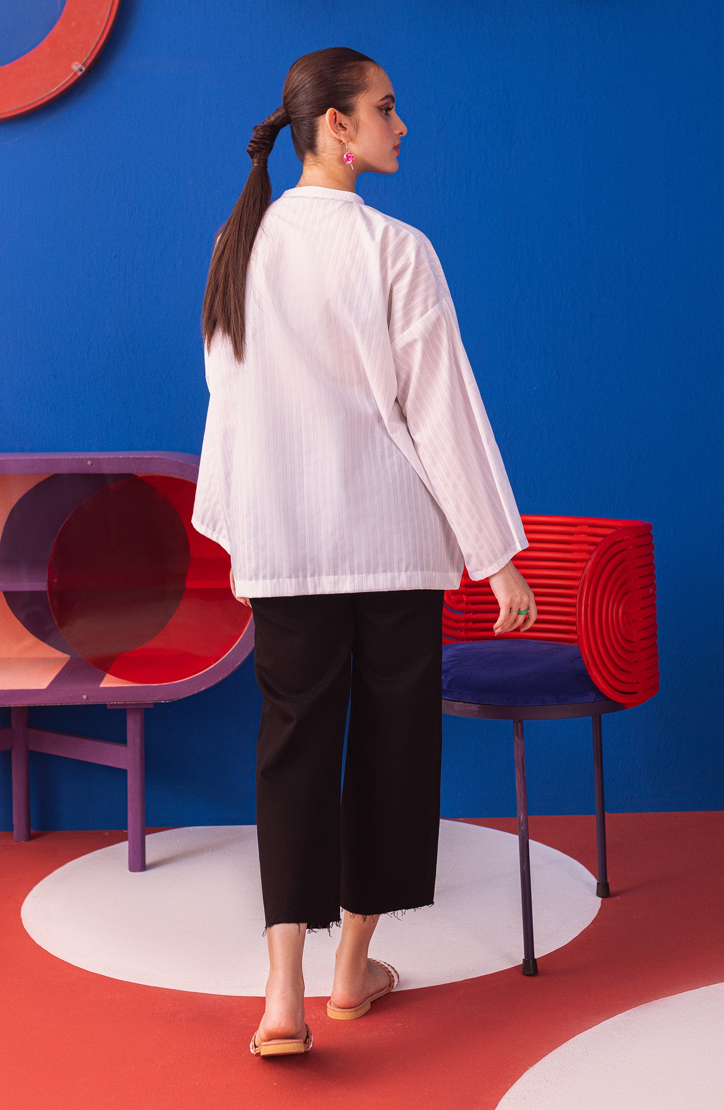 NW-CT-E-23-004 WHITE COTTON SCSHIRT READY TO WEAR SHIRT