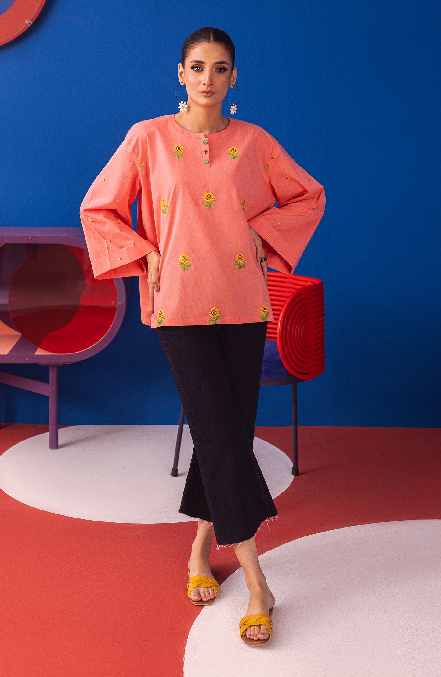 NW-CT-E-23-001 PINK COTTON SCSHIRT READY TO WEAR SHIRT