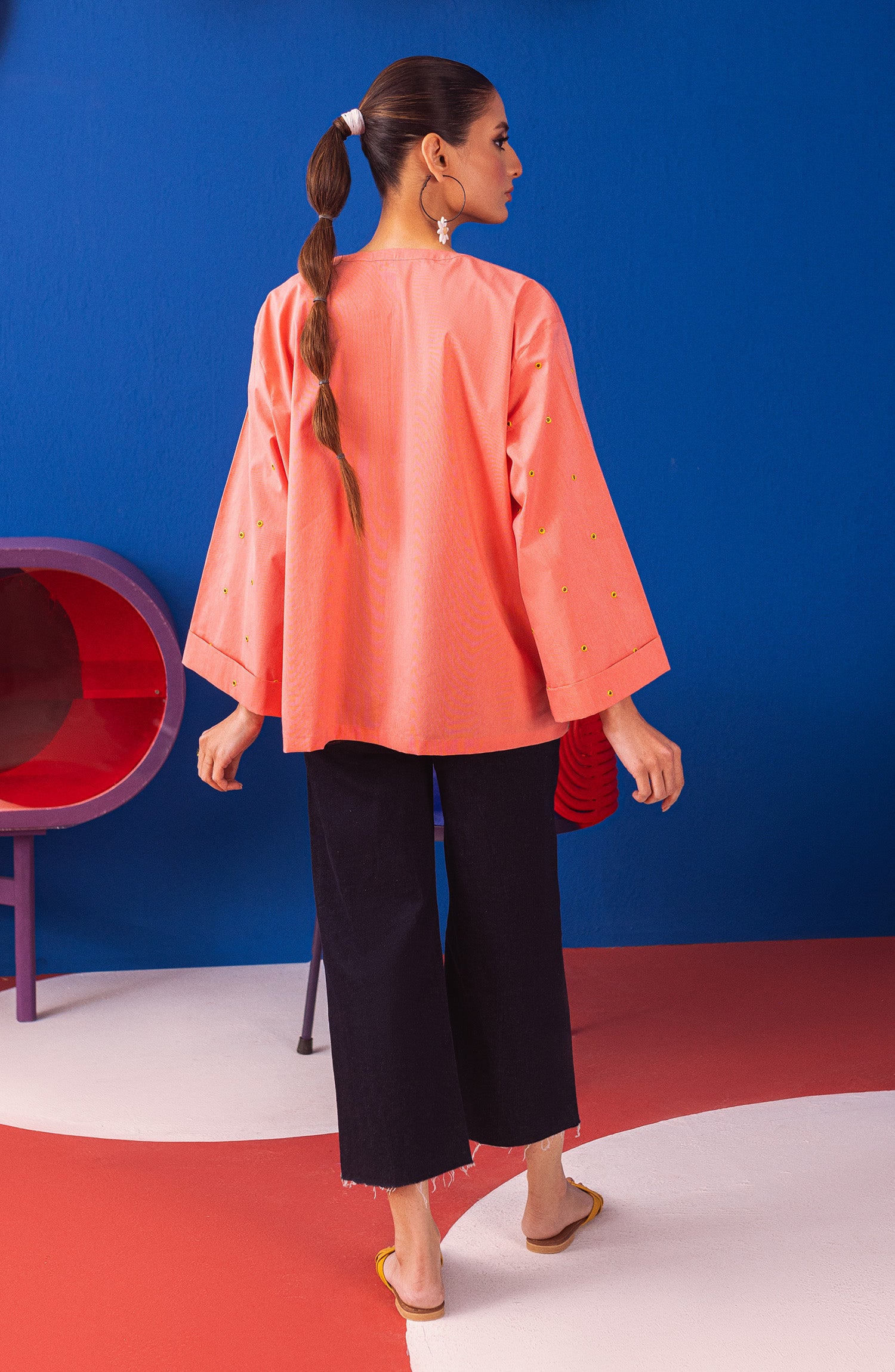 NW-CT-E-23-001 PINK COTTON SCSHIRT READY TO WEAR SHIRT