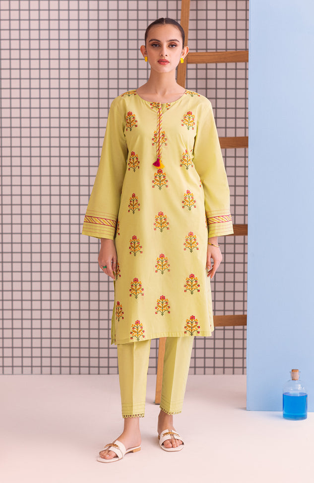 NHC-ST-23-029 L.GREEN CAMBRIC  READY TO WEAR SHIRT PANTS