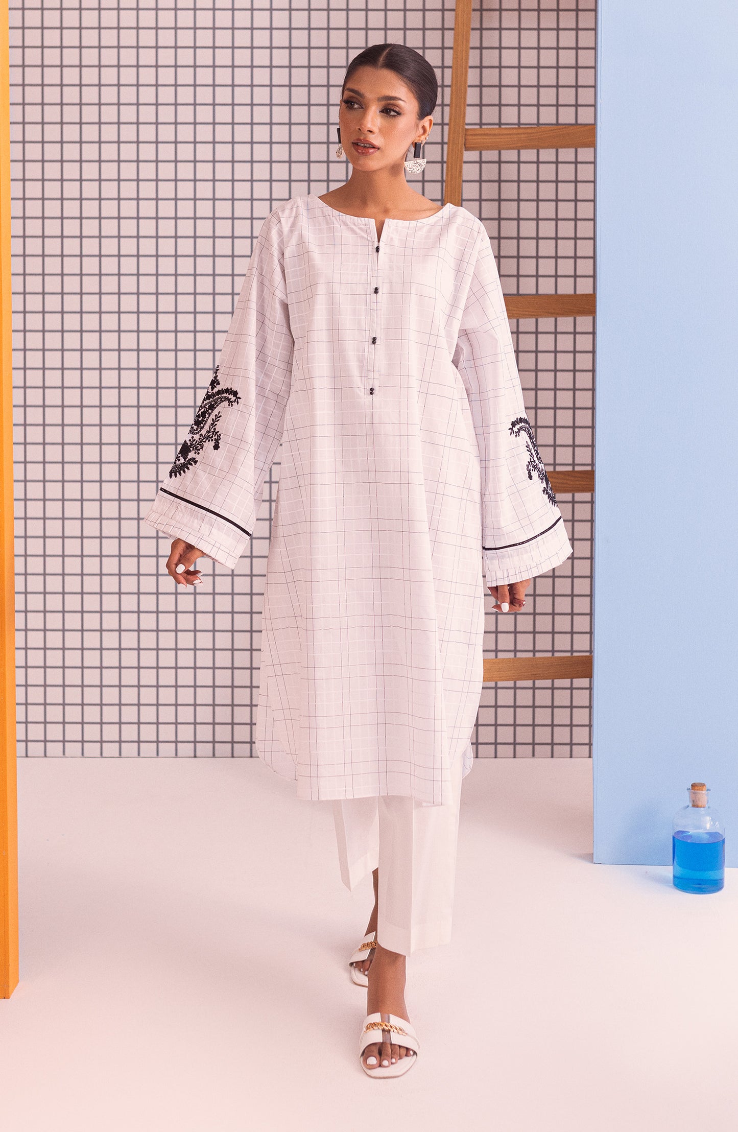 NHC-S-23-006 WHITE COTTON SCSHIRT READY TO WEAR SHIRT
