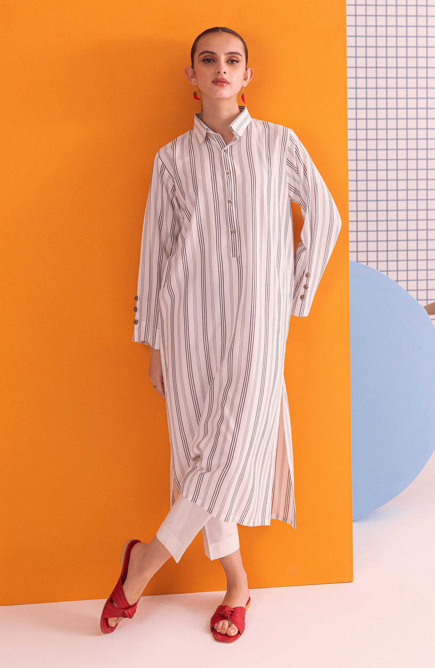 NP-CK-PL-23-001 WHITE COTTON SCSHIRT READY TO WEAR SHIRT