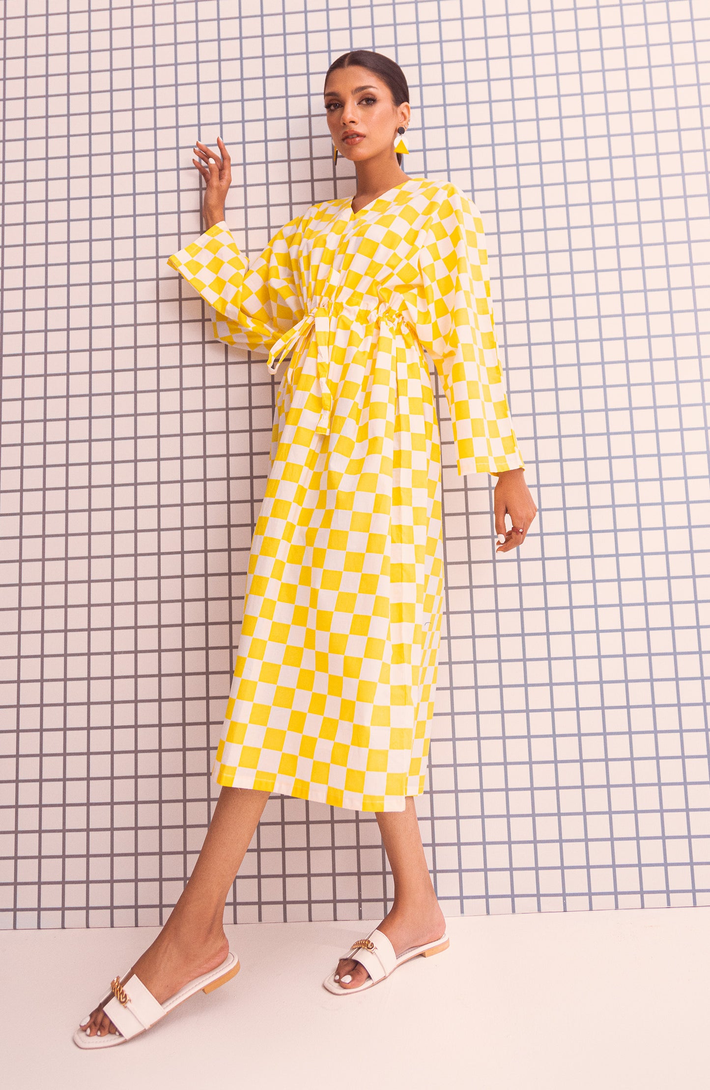 NP-CK-PL-23-002 YELLOW COTTON SCSHIRT READY TO WEAR SHIRT