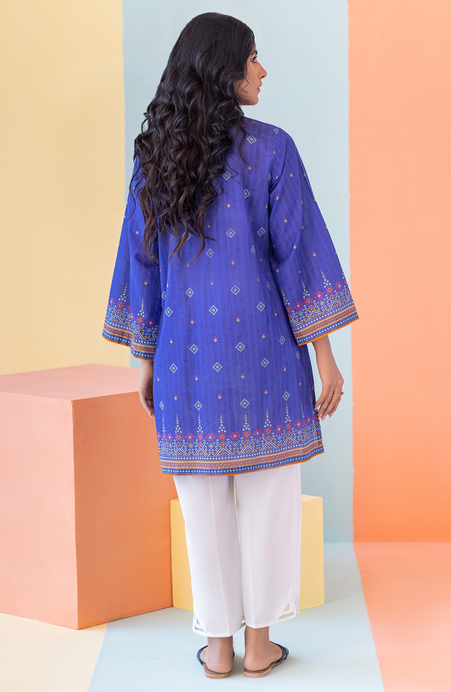 HCS-S-22-083 BLUE LAWN SCSHIRT READY TO WEAR SHIRT