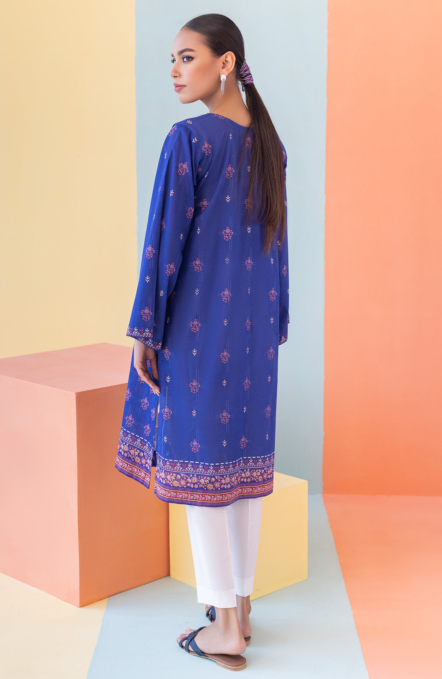 HCS-S-22-072 BLUE LAWN SCSHIRT READY TO WEAR SHIRT
