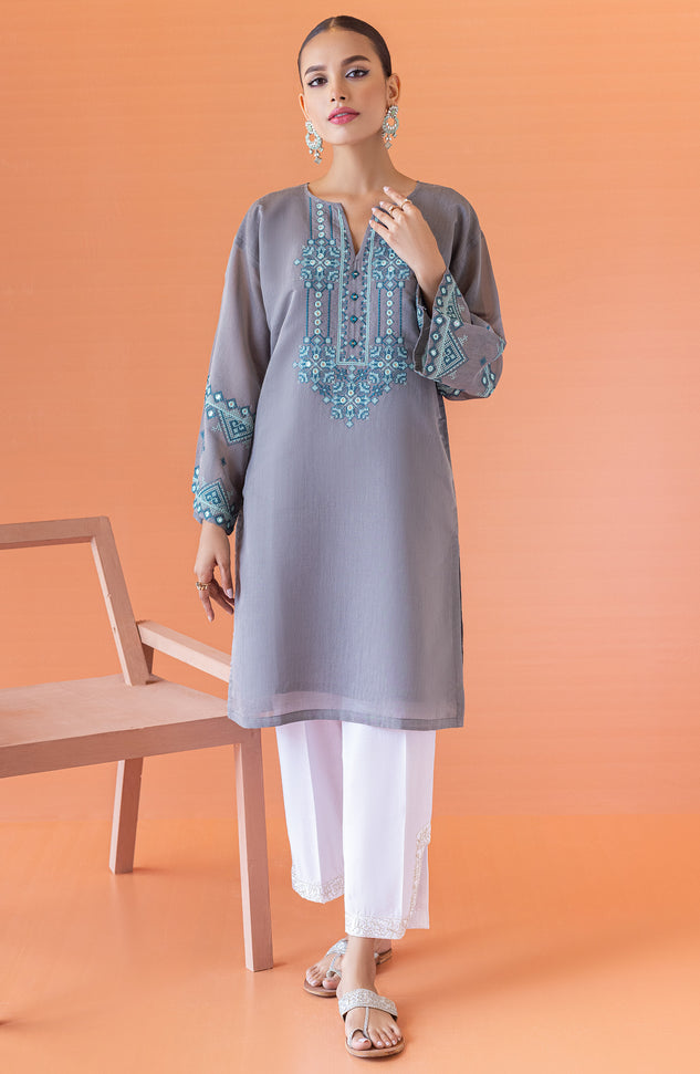 NRHC-137/S GREY PAPER COTTON SCSHIRT READY TO WEAR SHIRT