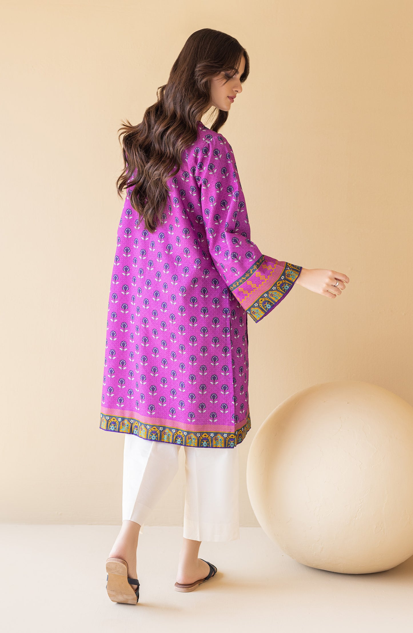 HCS-S-22-104/U PINK KHADDAR SCSHIRT UNSTITCHED SHIRT
