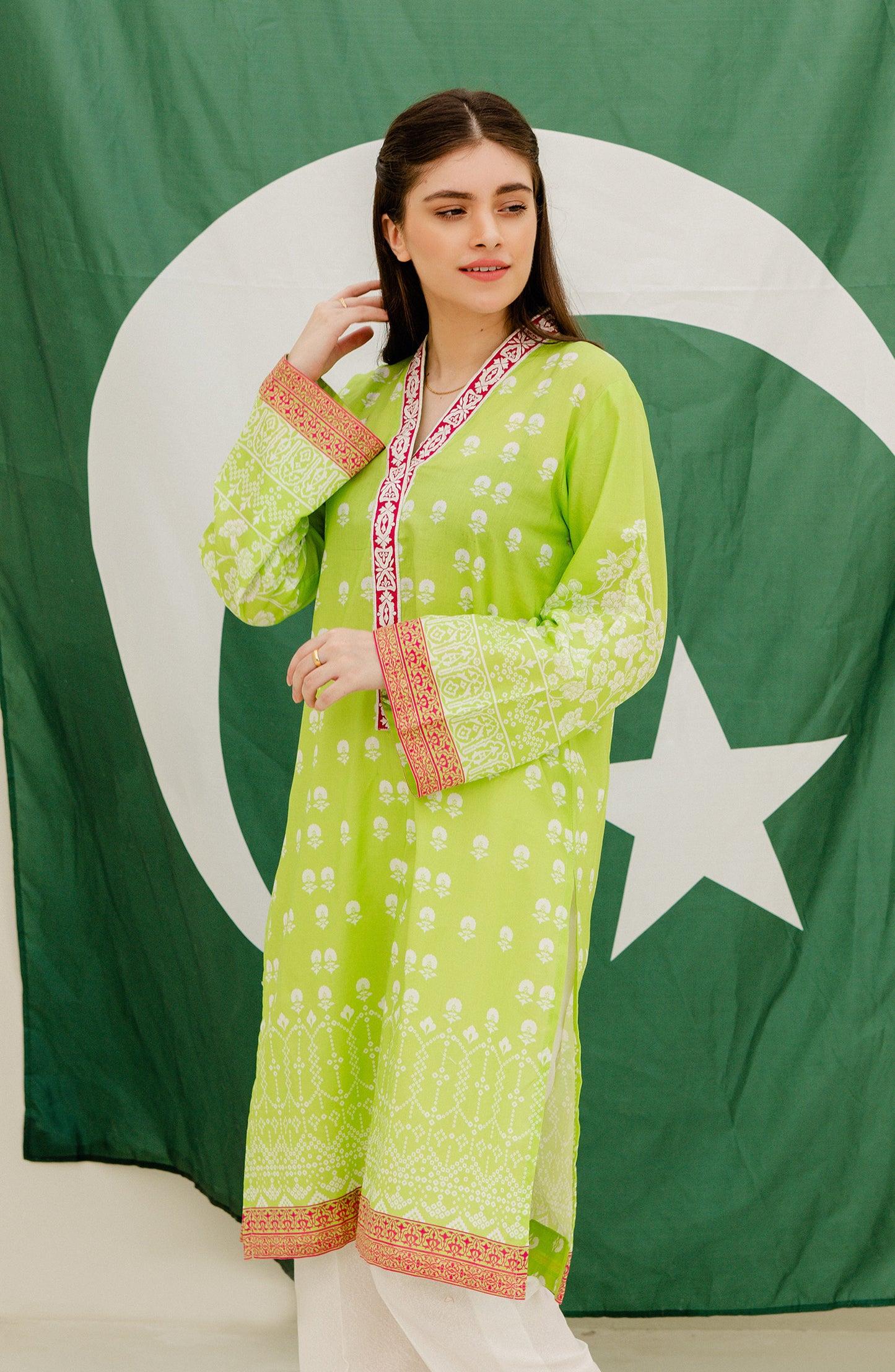 Stitched 1 Piece Embroidered Lawn Shirt