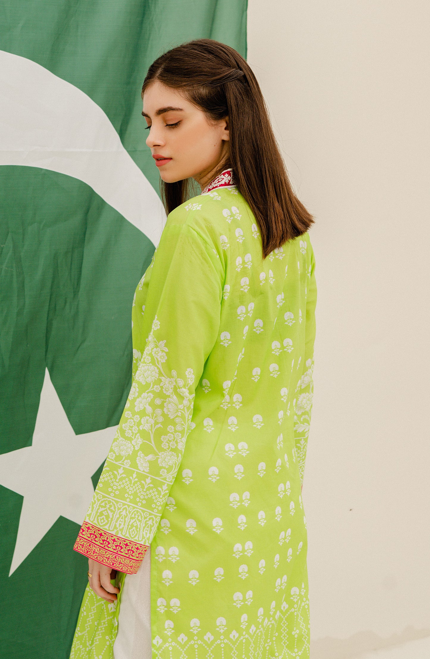 Stitched 1 Piece Embroidered Lawn Shirt