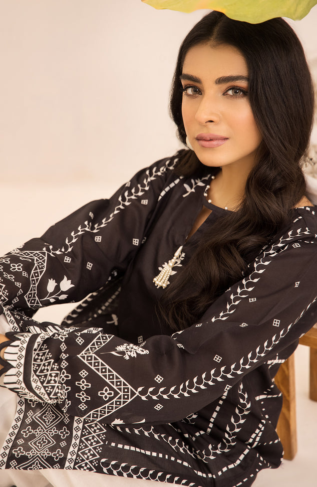 Unstitched 1 Piece Printed Heavy Lawn Shirt