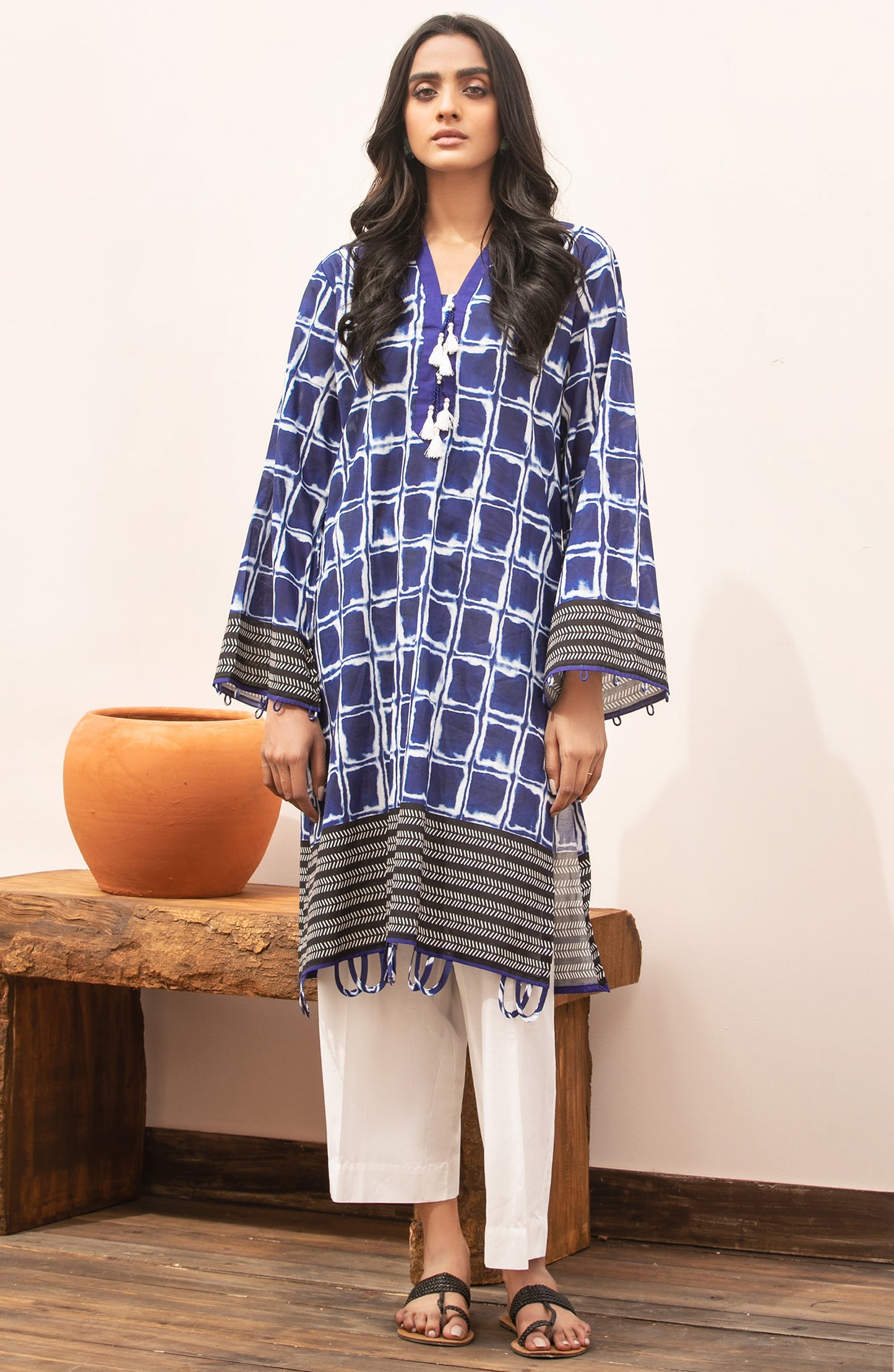 Stitched 1 Piece Printed Cambric  Shirt