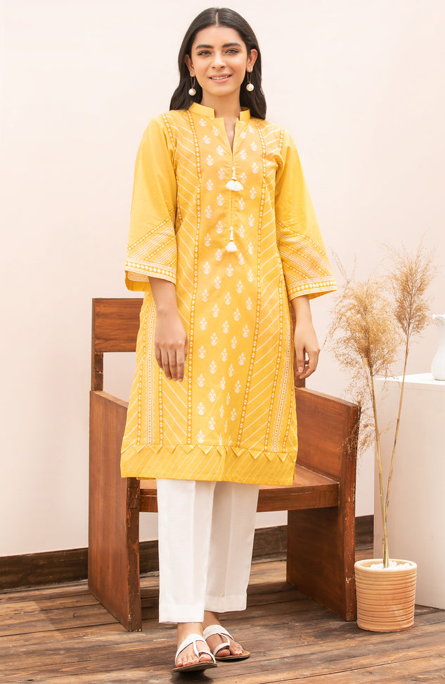 Unstitched 1 Piece Printed Lawn Shirt