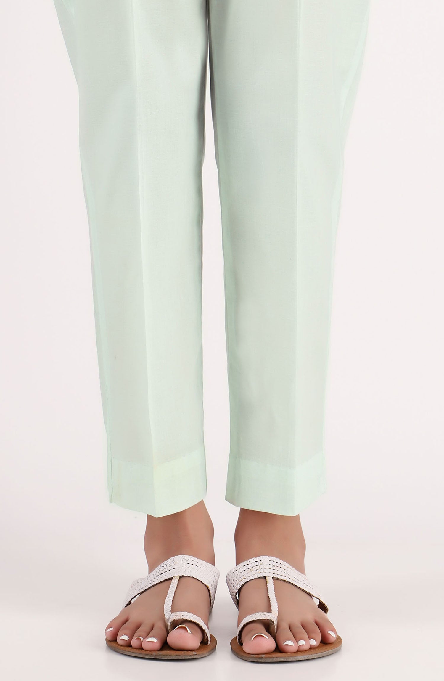 Stitched Basic Cambric Pants- Green (NRP-53 PISTA GREEN)