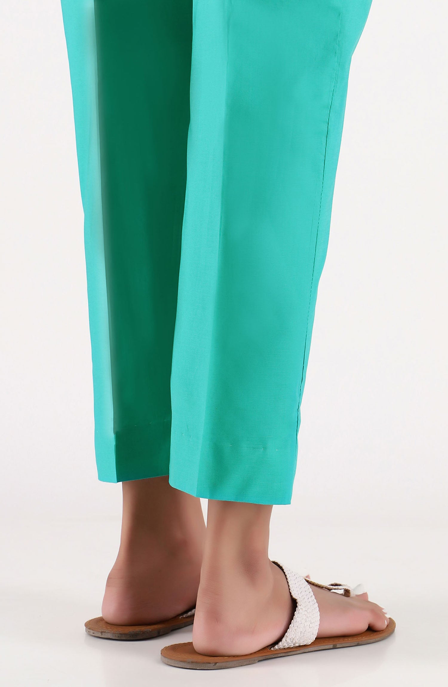 Stitched Basic Cambric Pants- Teal (NRP-53 SEA GREEN)