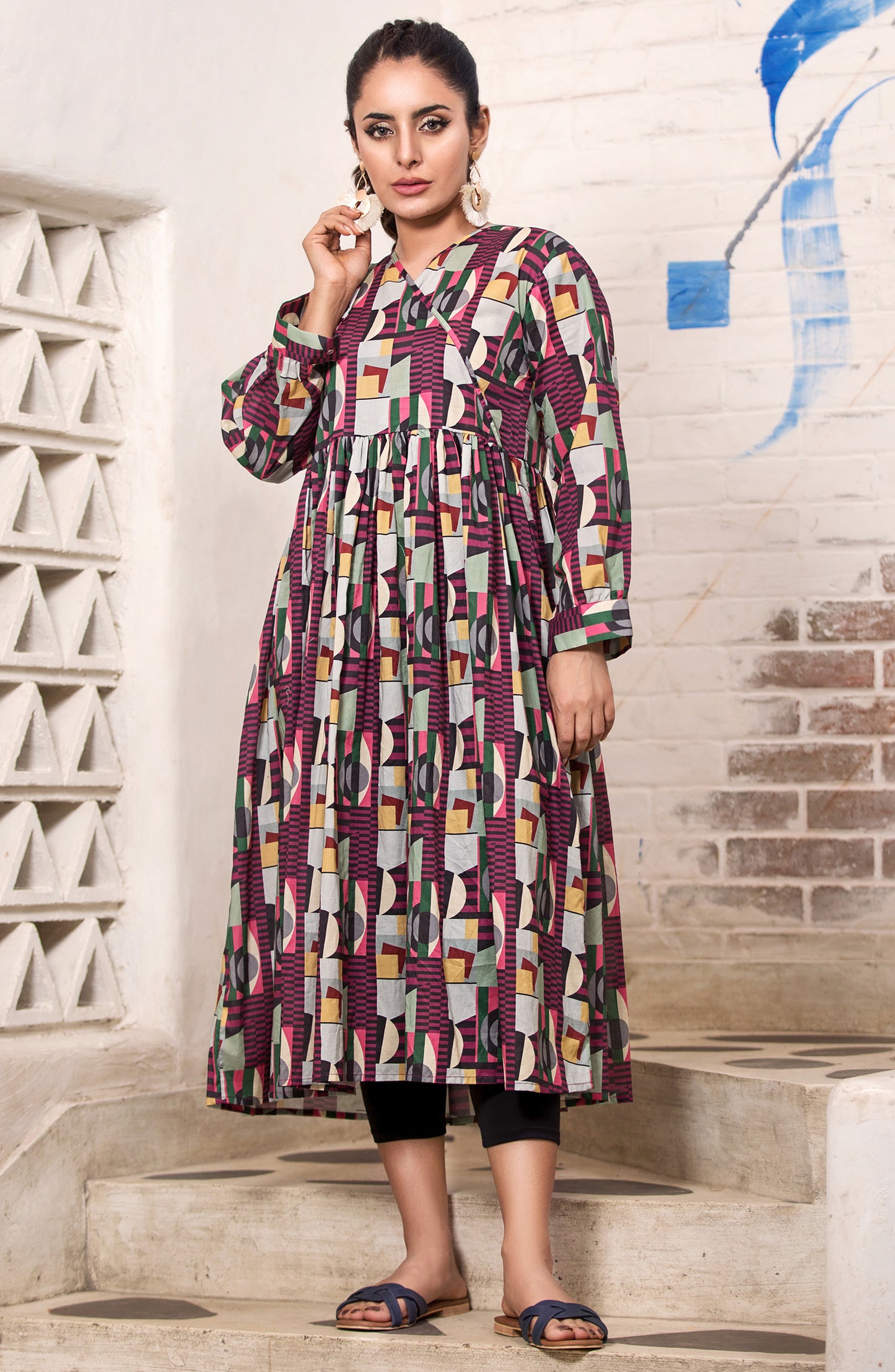 HCS-S-22-060/S MAGENTA LAWN SCSHIRT READY TO WEAR SHIRT
