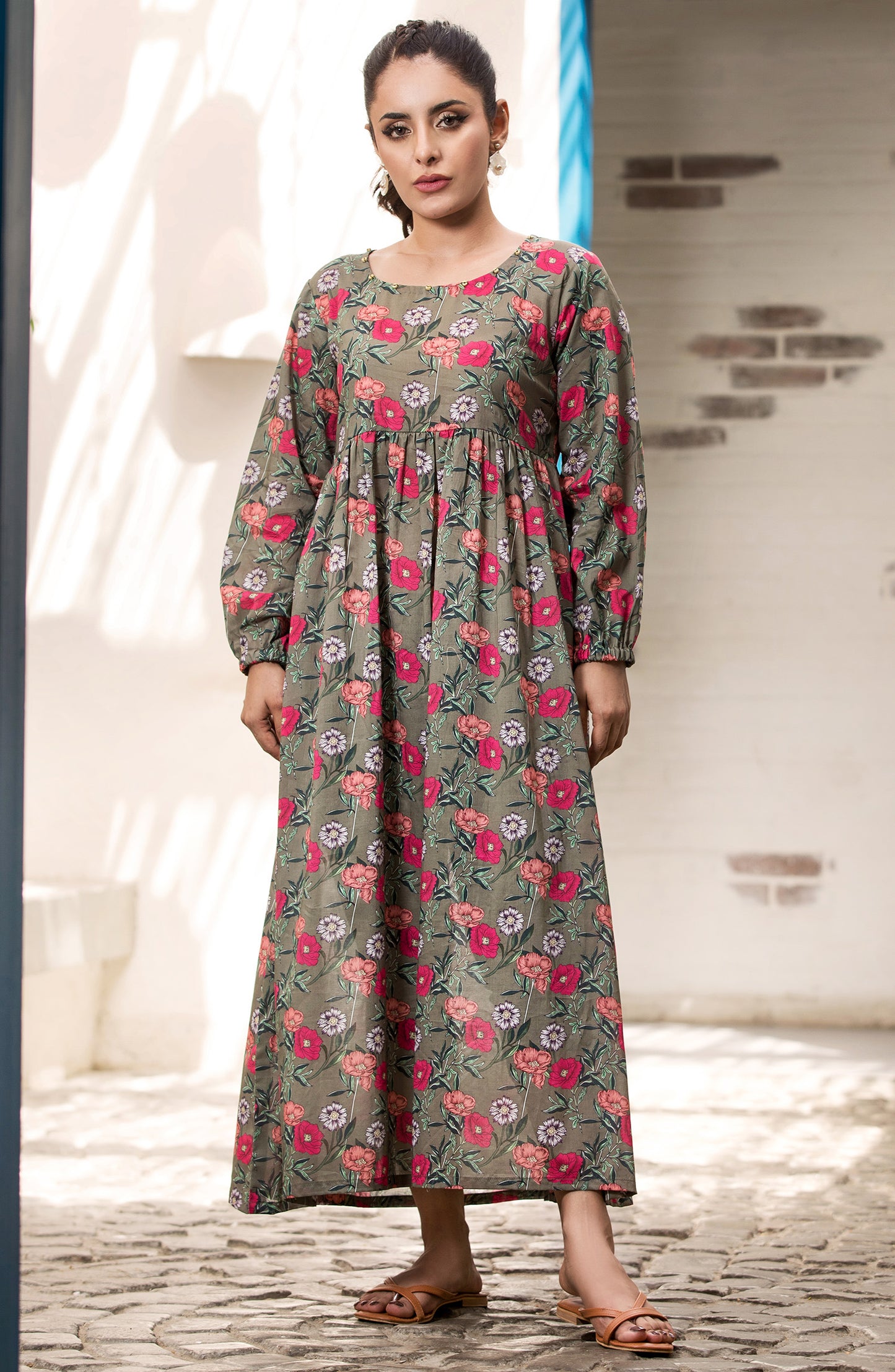 HCS-S-22-066/S GREY LAWN SCSHIRT READY TO WEAR SHIRT