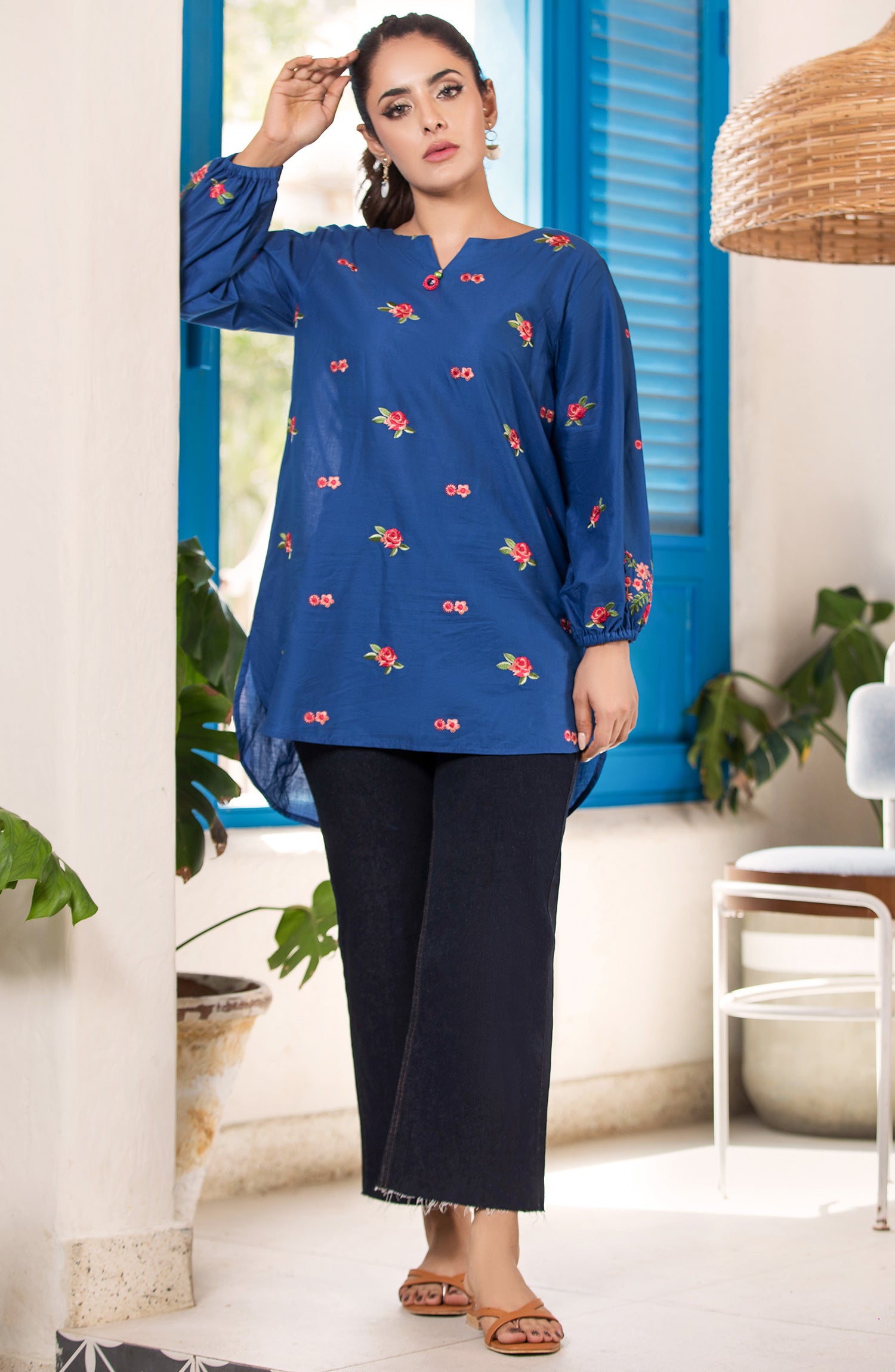 NRC-82/S BLUE LAWN SCSHIRT READY TO WEAR SHIRT