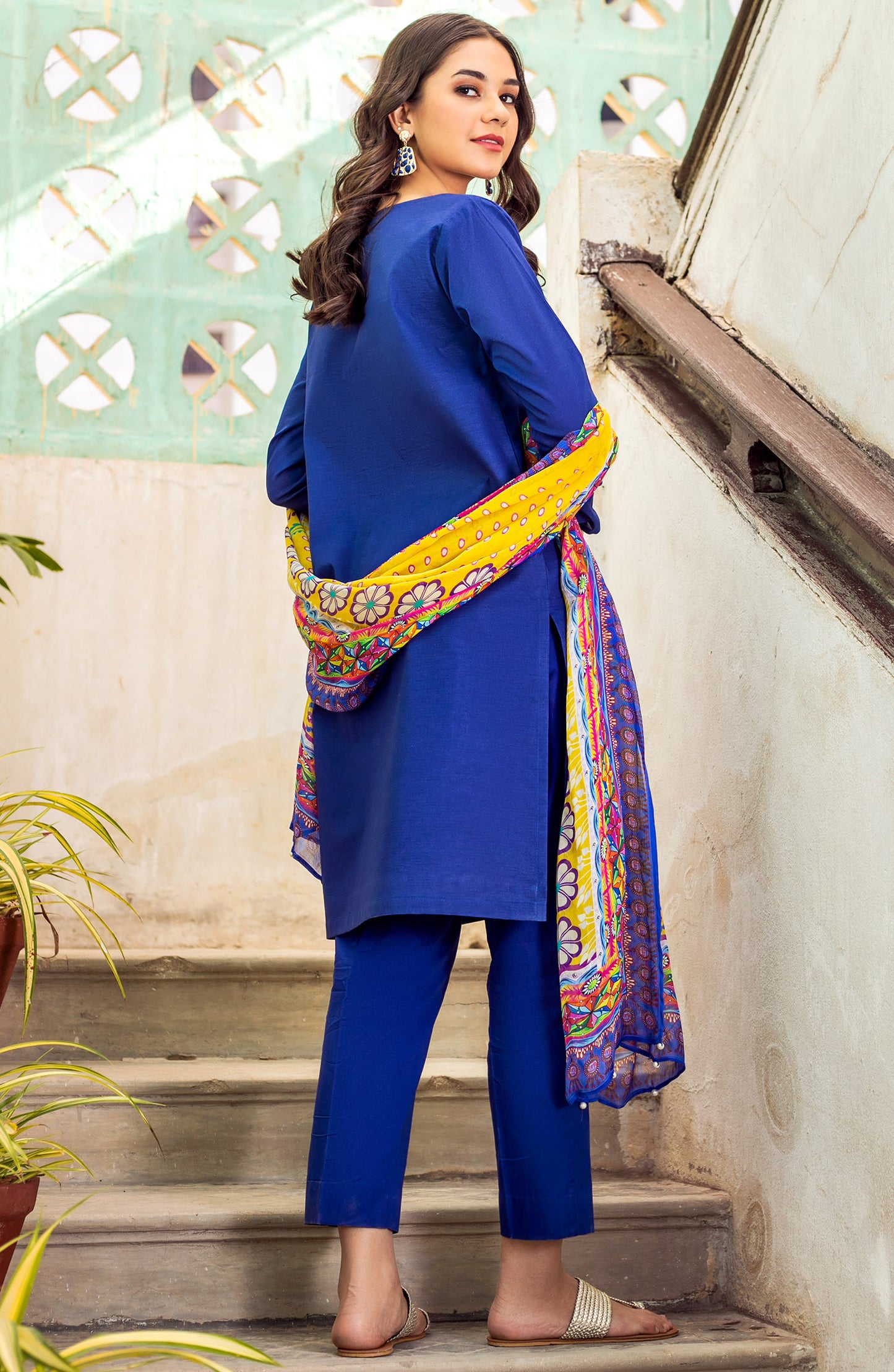 Unstitched 3 Piece Embroidered Lawn Suit