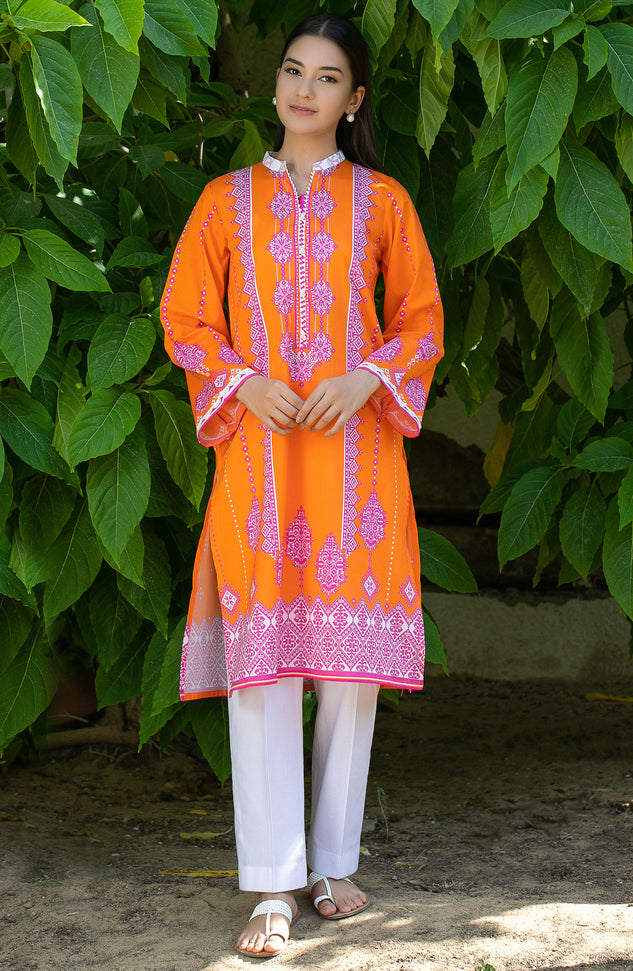 Stitched 1 piece Printed Lawn Shirt