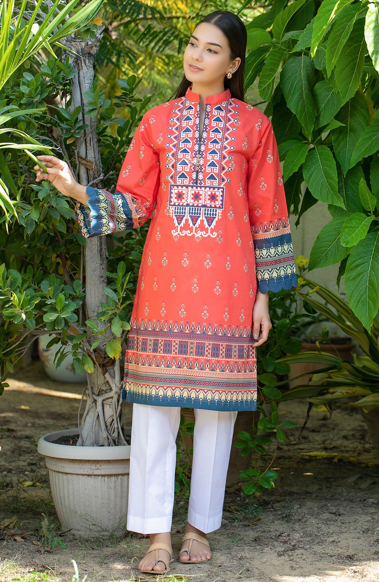 Stitched 1 piece Embroidered Shirt