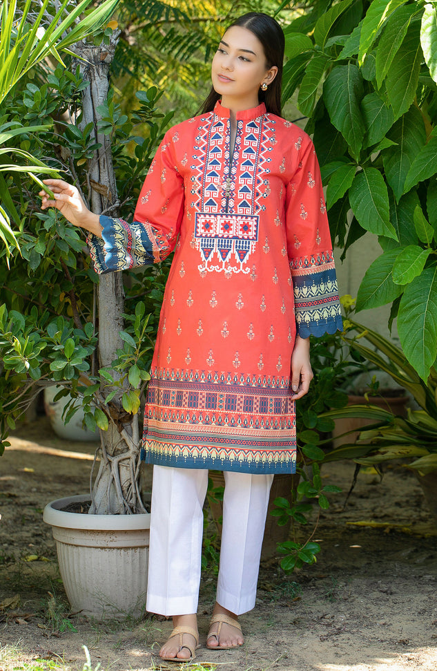 Stitched 1 piece Embroidered Shirt