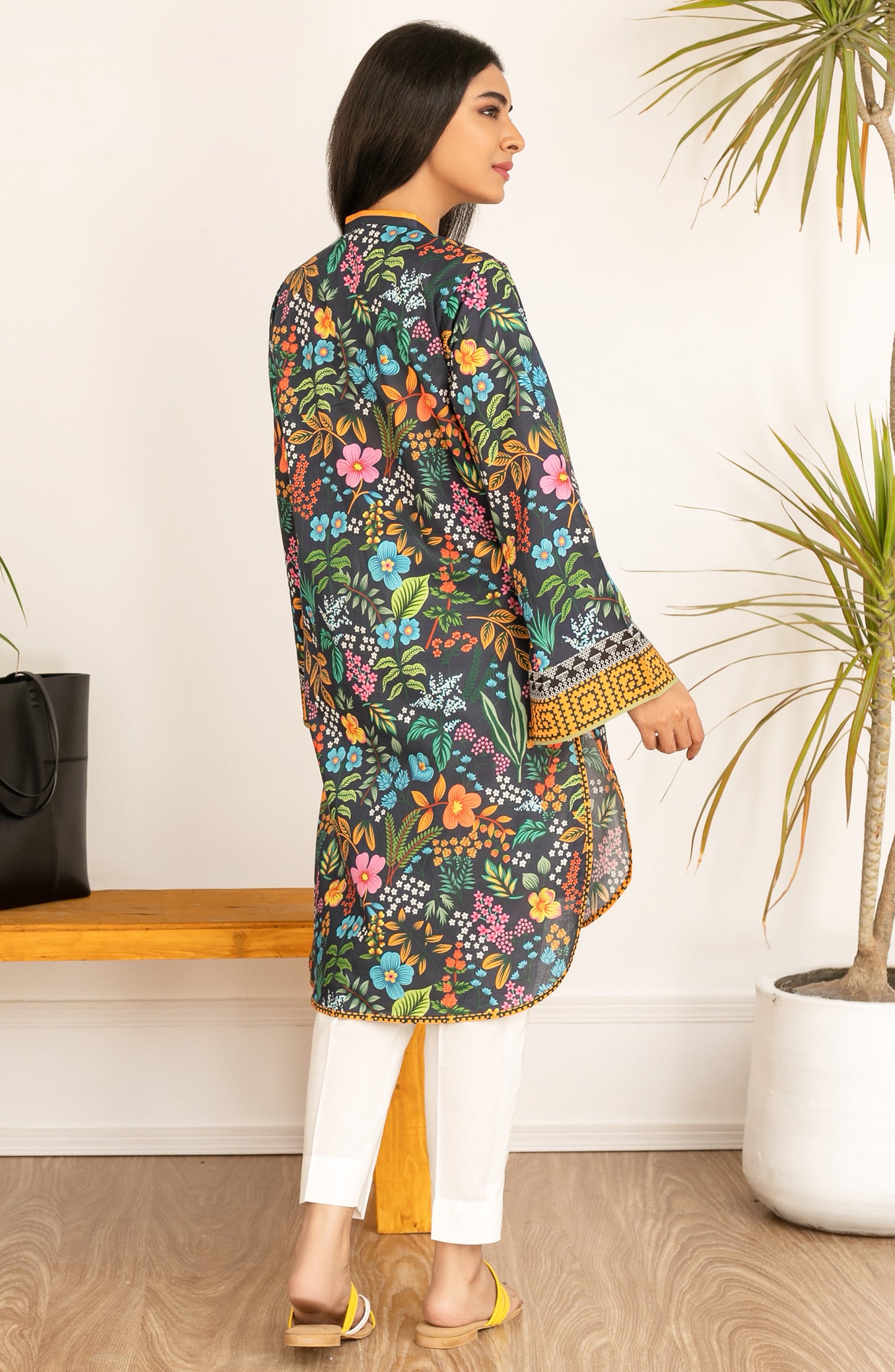 Stitched 1 Piece Printed Lawn Shirt