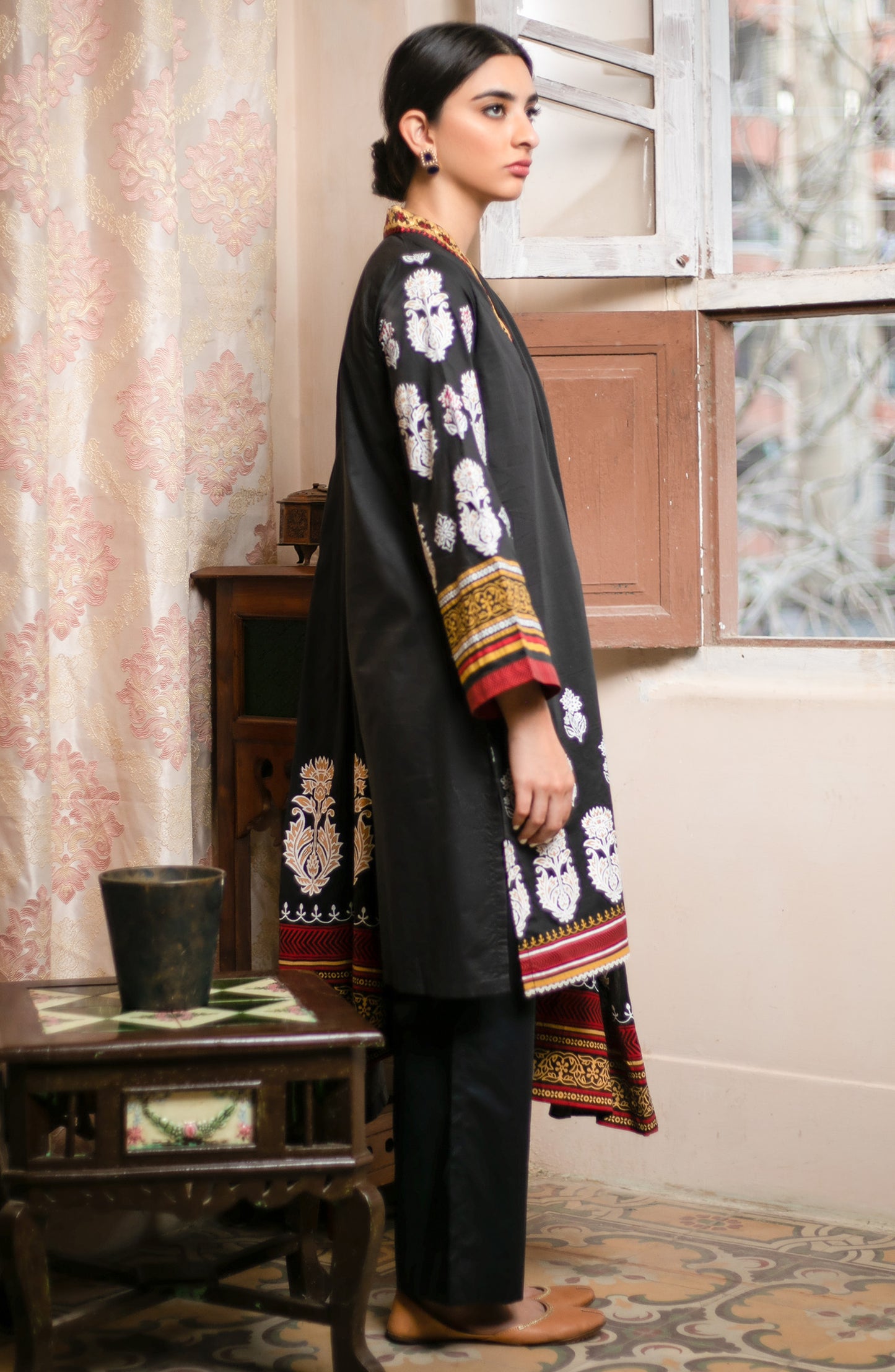 Stitched 3 Piece Embroidered Suit