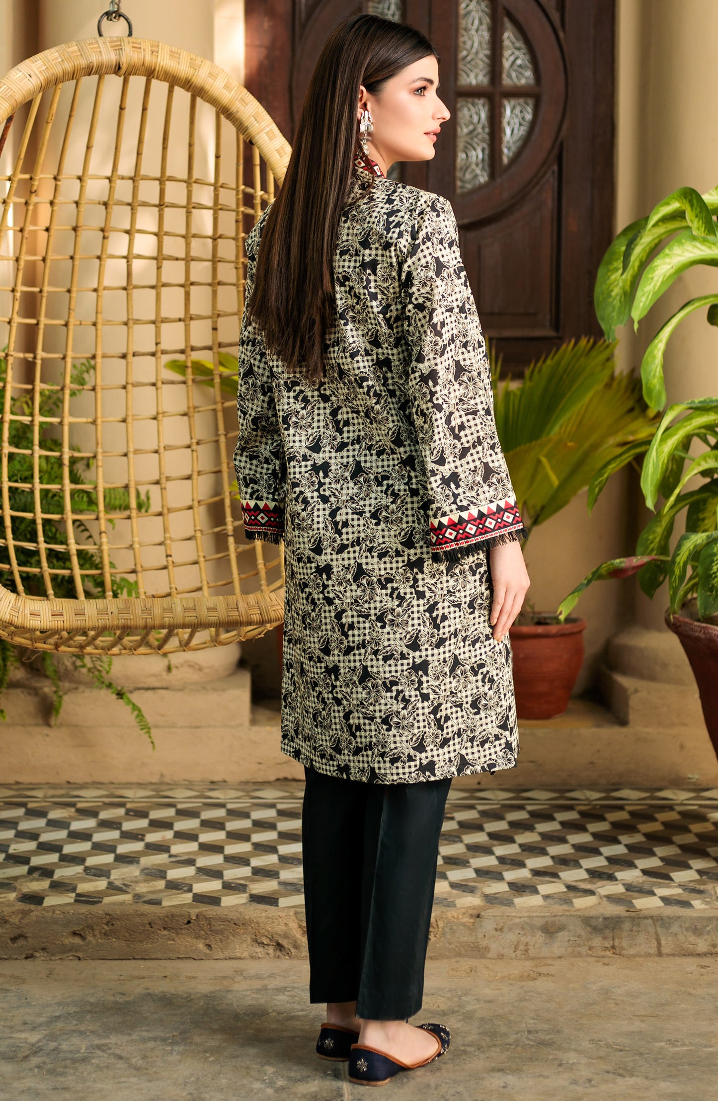 Stitched 1 Piece Printed Lawn Shirt