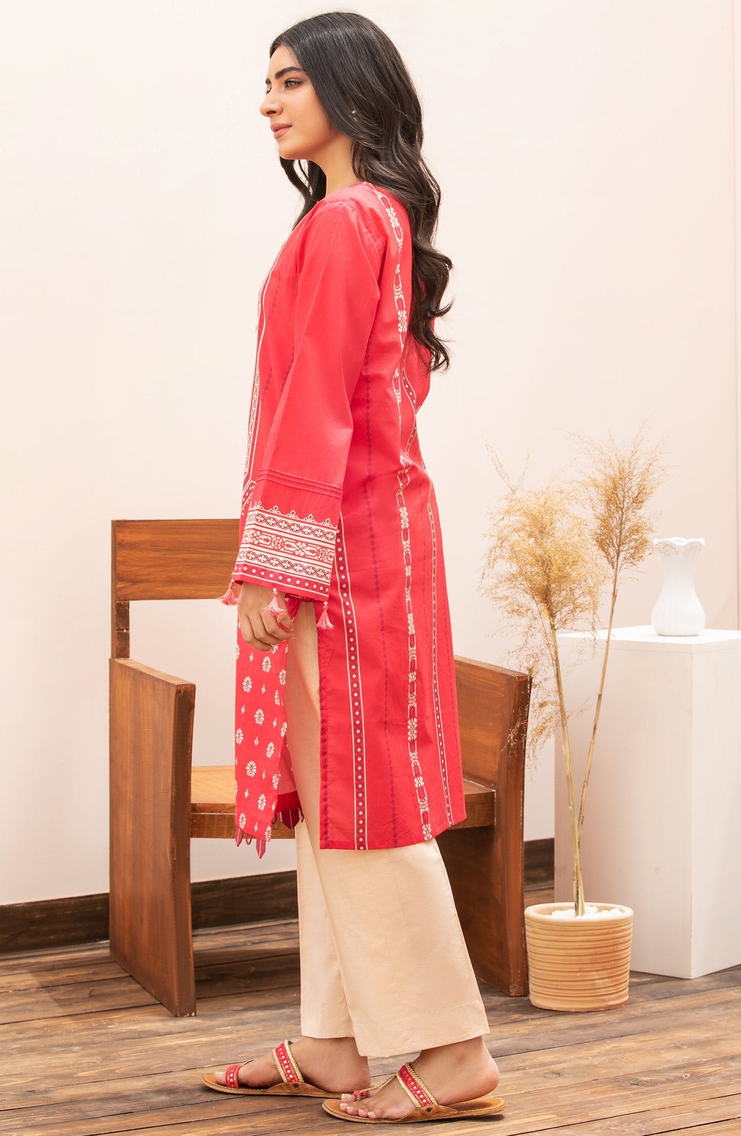 Unstitched 1 Piece Printed Lawn Shirt