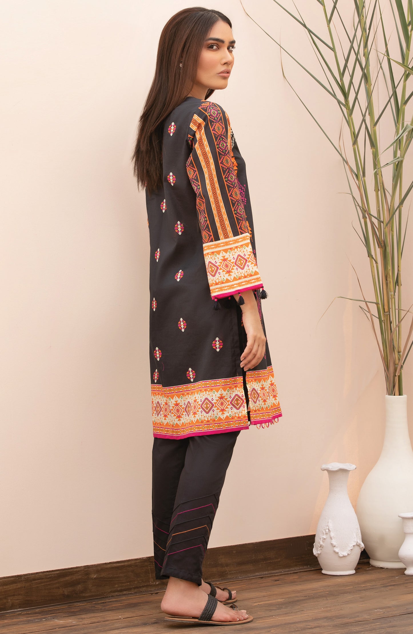 Unstitched 2 Piece Printed Lawn Shirt Trouser