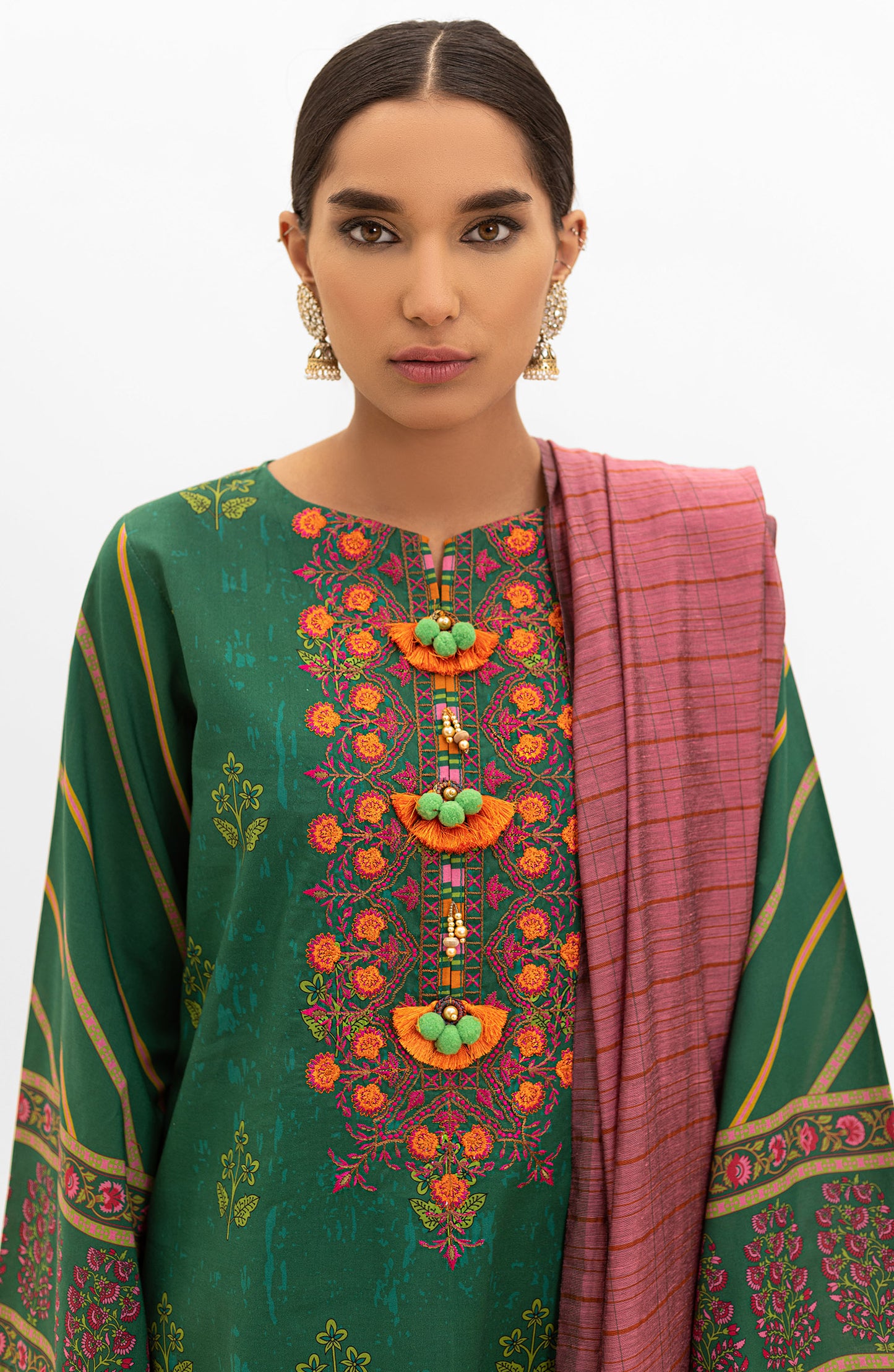 OTL-22-027/S TEAL LAWN  READY TO WEAR SHIRT DUPATTA PANTS