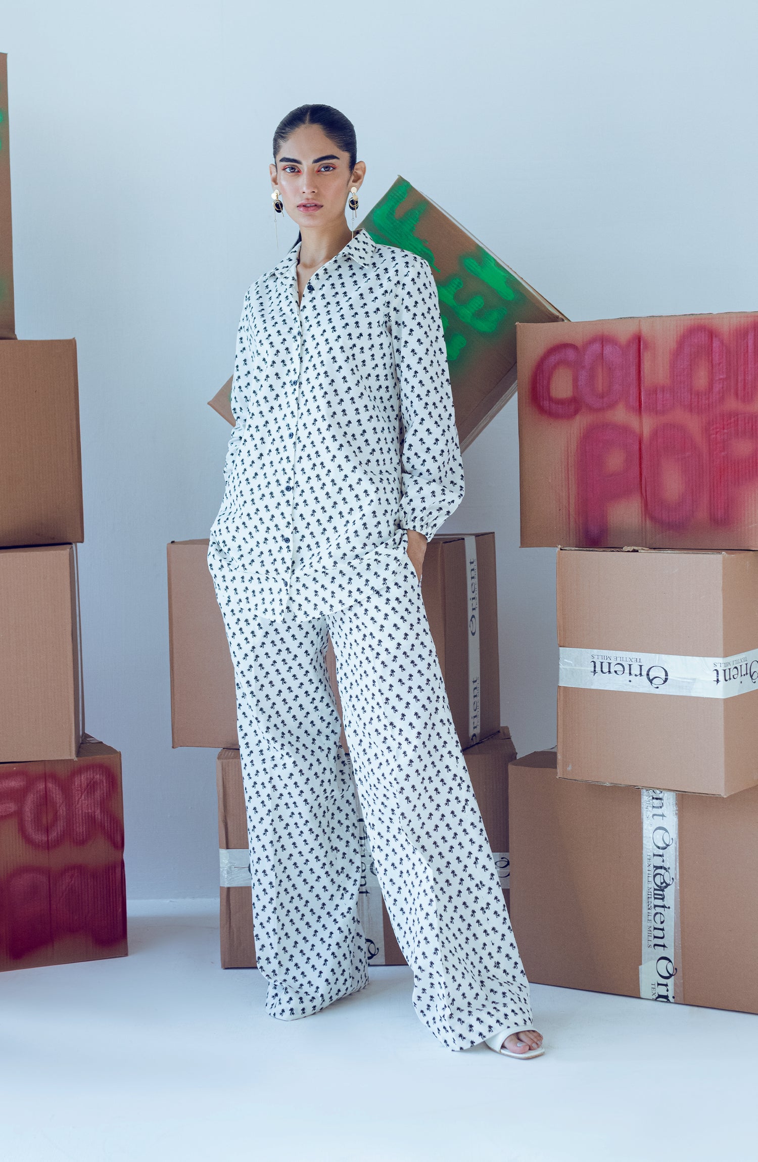 NW-MS-PL-22-006 WHITE COTTON  READY TO WEAR SHIRT PANTS