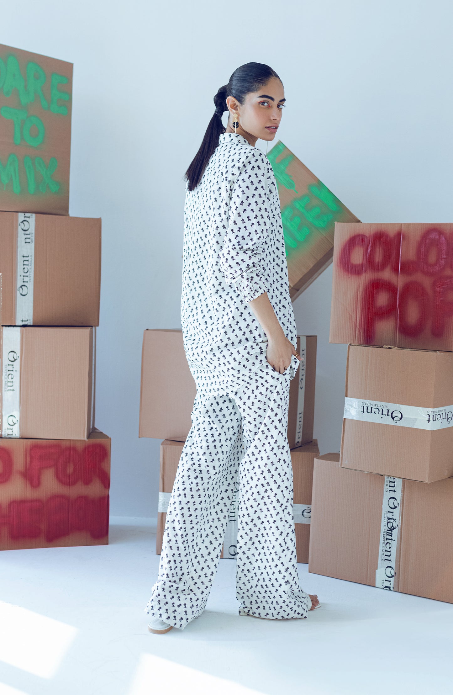 NW-MS-PL-22-006 WHITE COTTON  READY TO WEAR SHIRT PANTS
