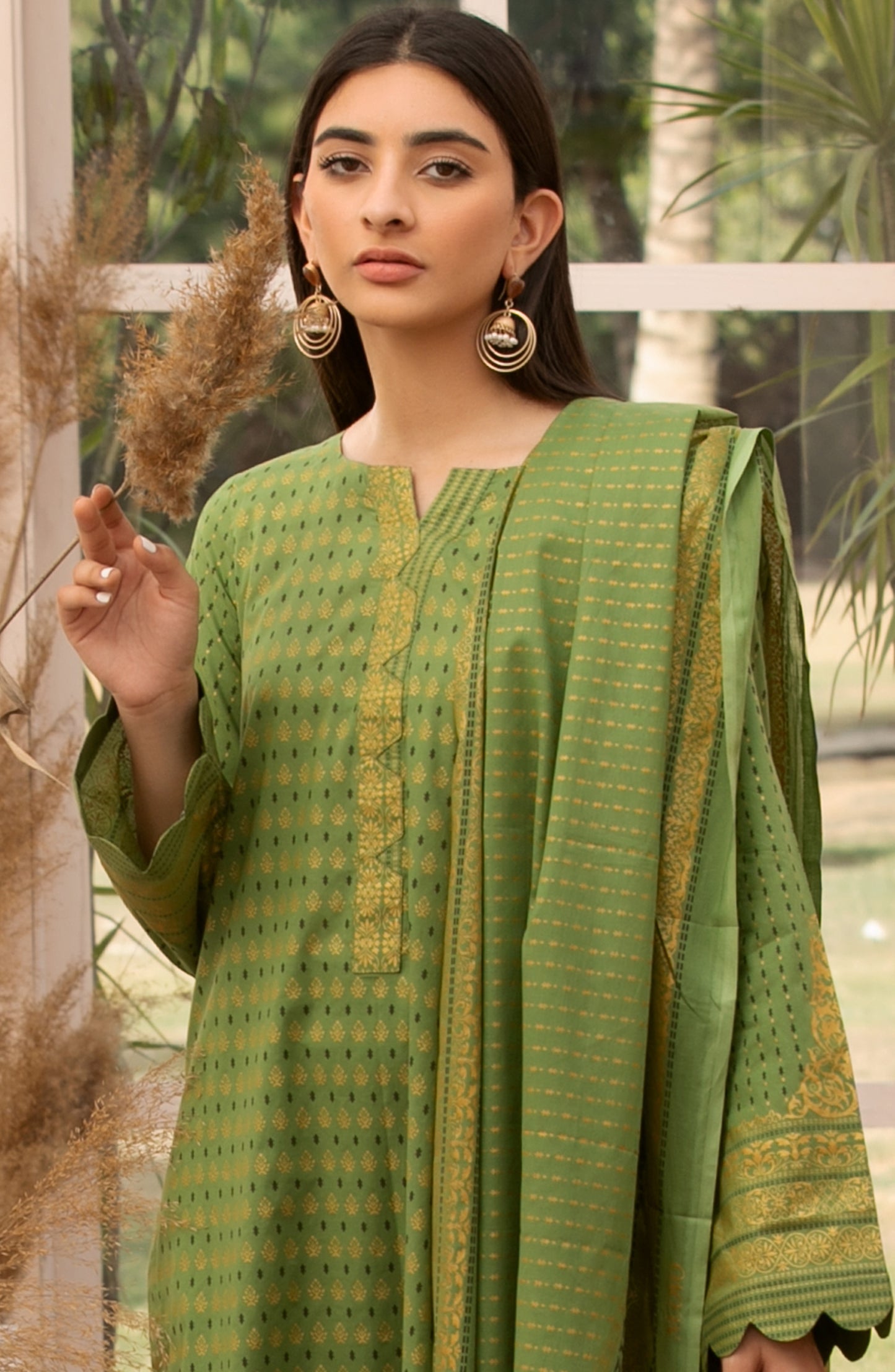 Unstitched 3 Piece Printed Lawn Suit