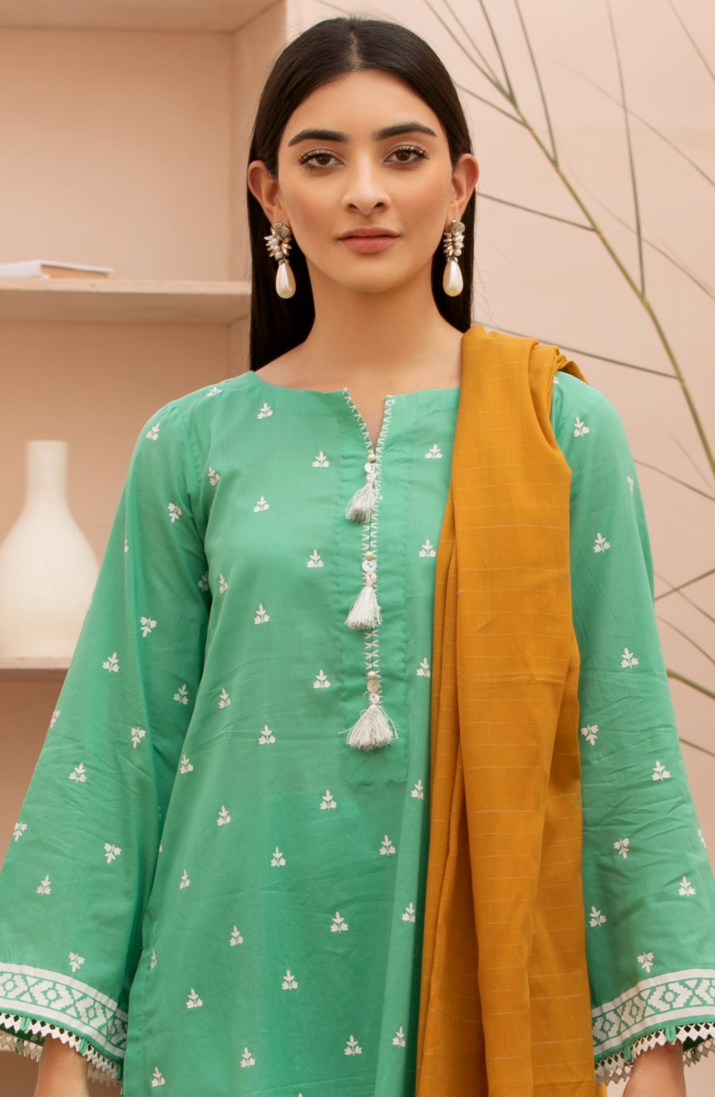 Unstitched 3 Piece Printed Lawn Suit
