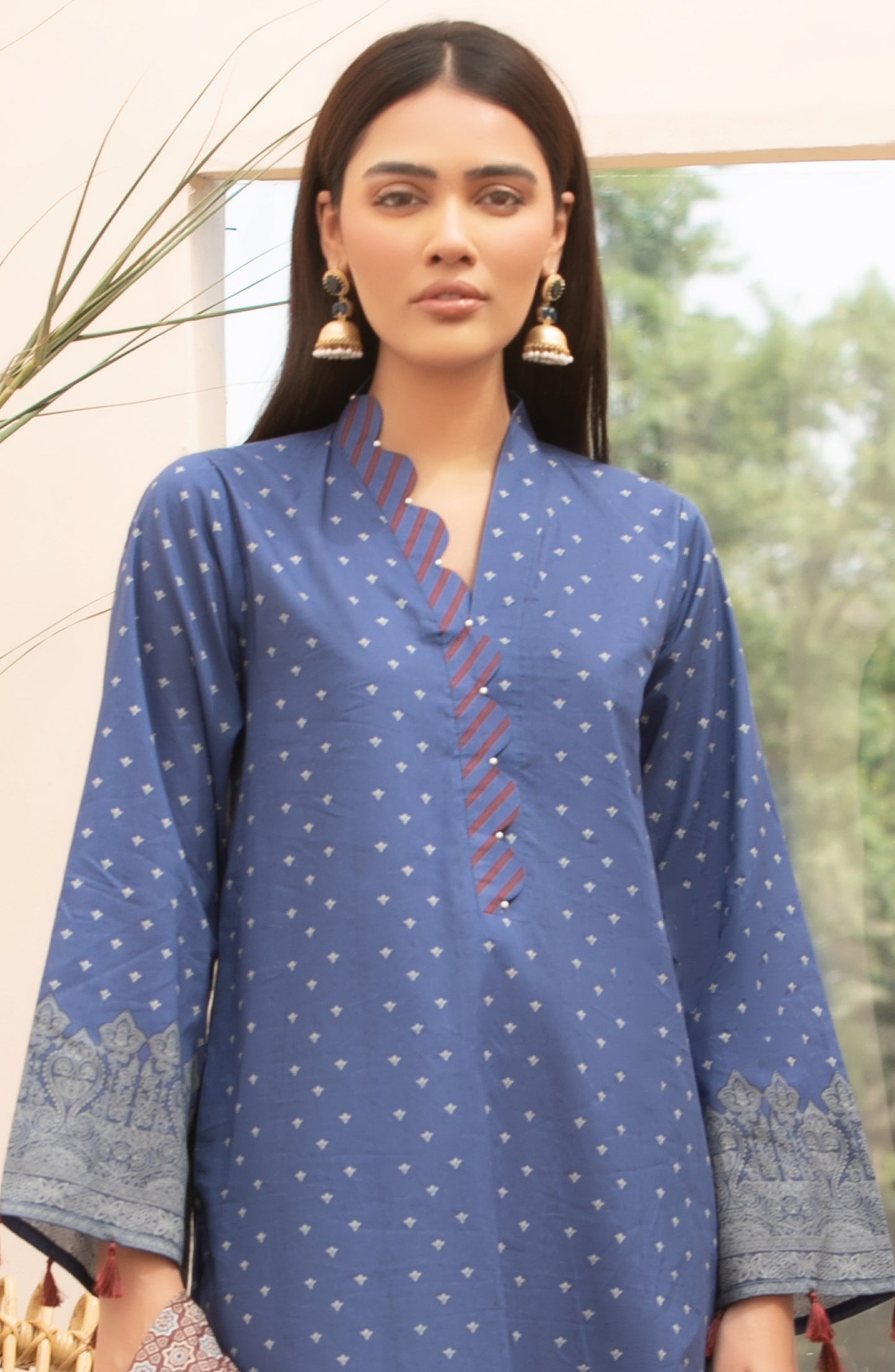 Unstitched 2 Piece Printed Lawn Shirt Dupatta