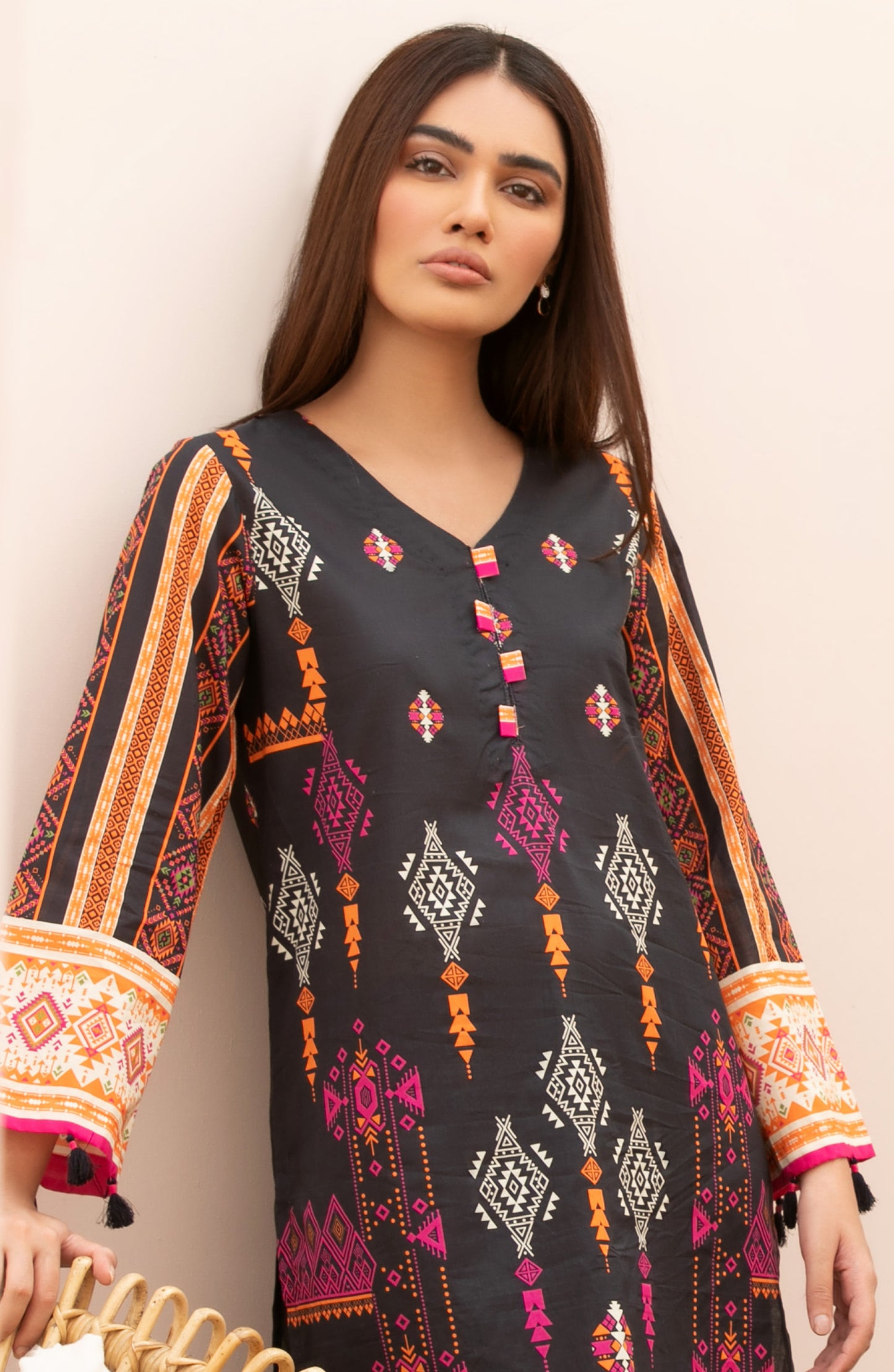 Unstitched 2 Piece Printed Lawn Shirt Trouser