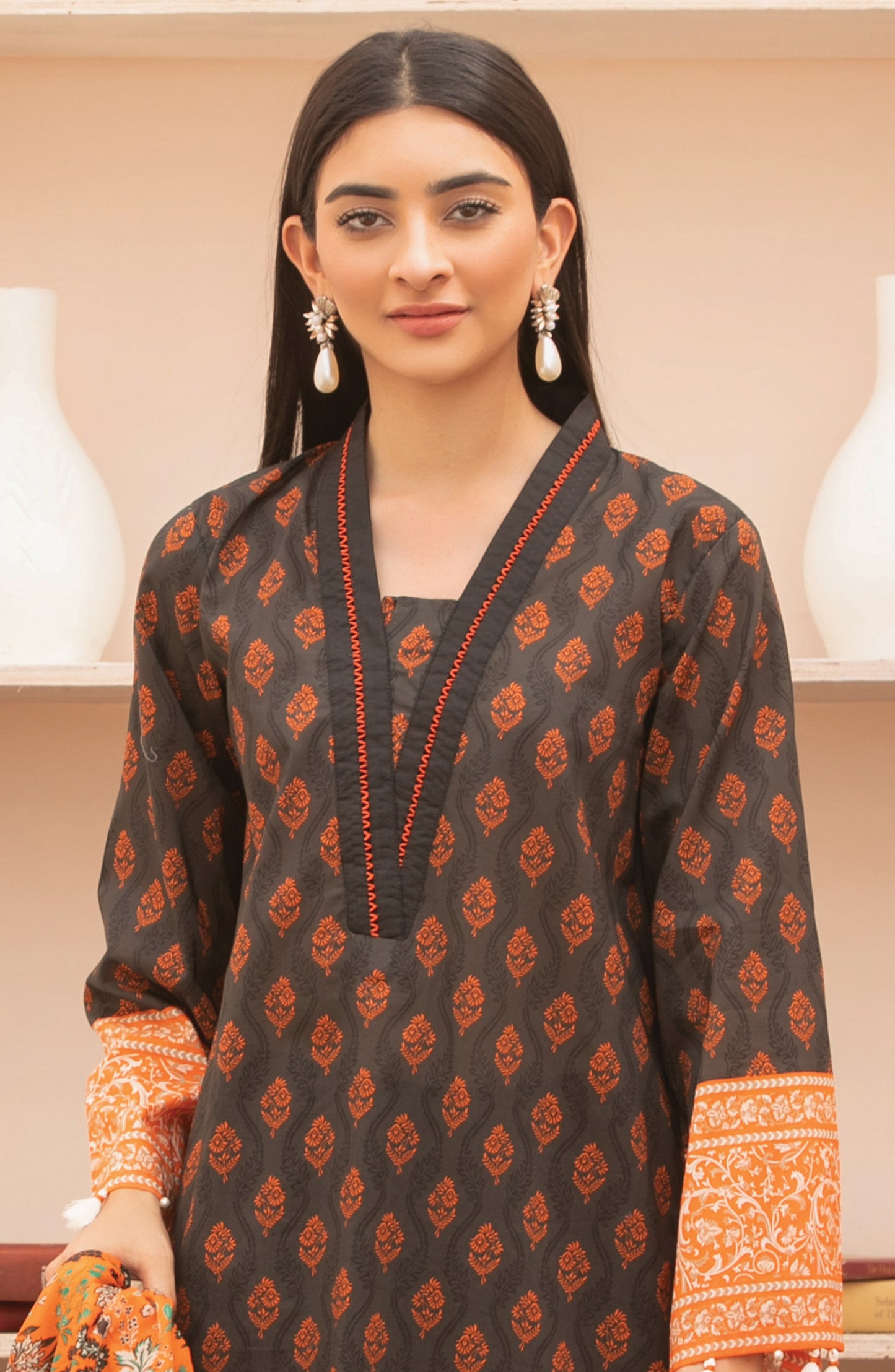 Unstitched 2 Piece Printed Lawn Shirt Dupatta