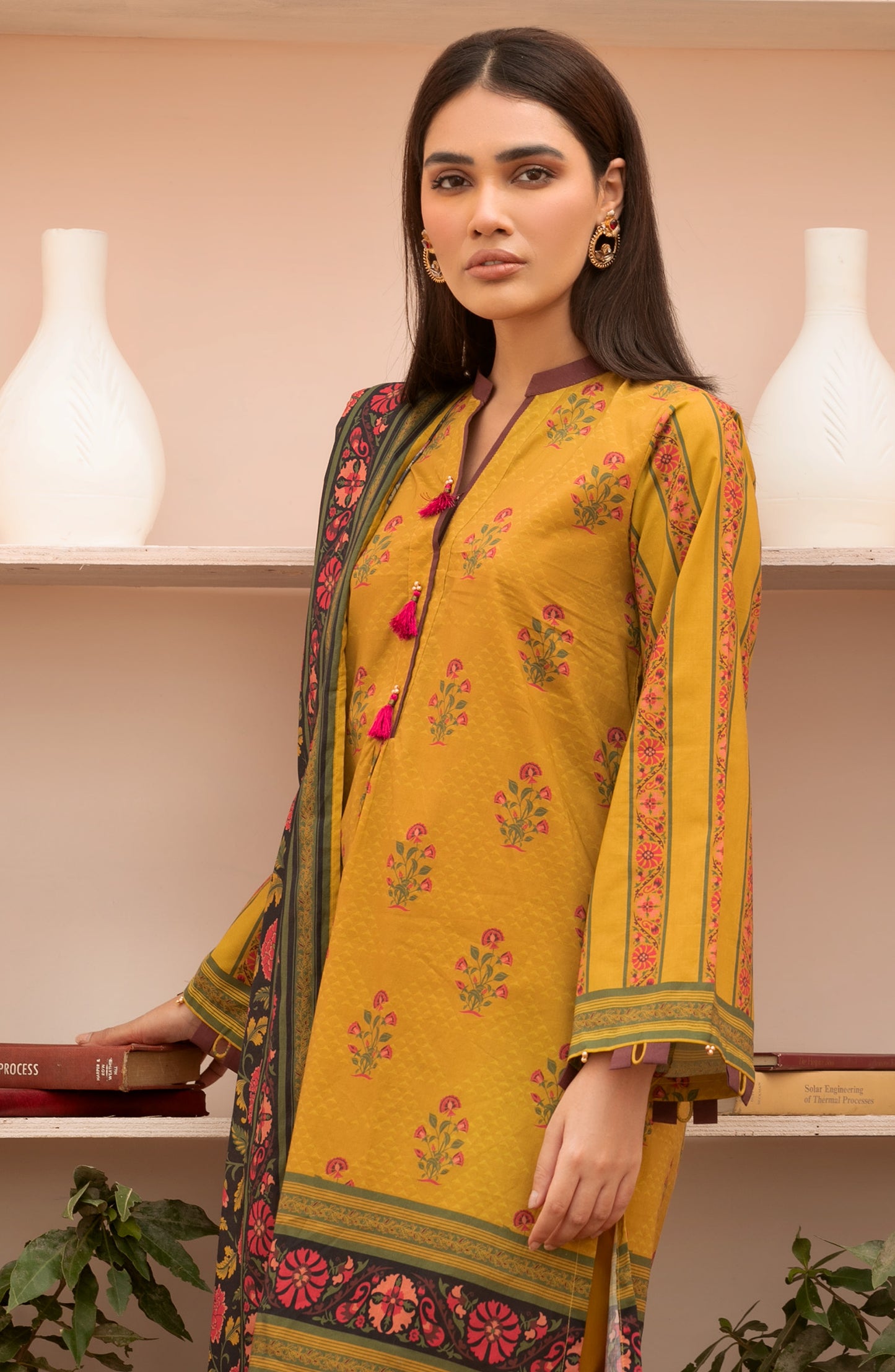 Unstitched 2 Piece Printed Lawn Shirt Dupatta