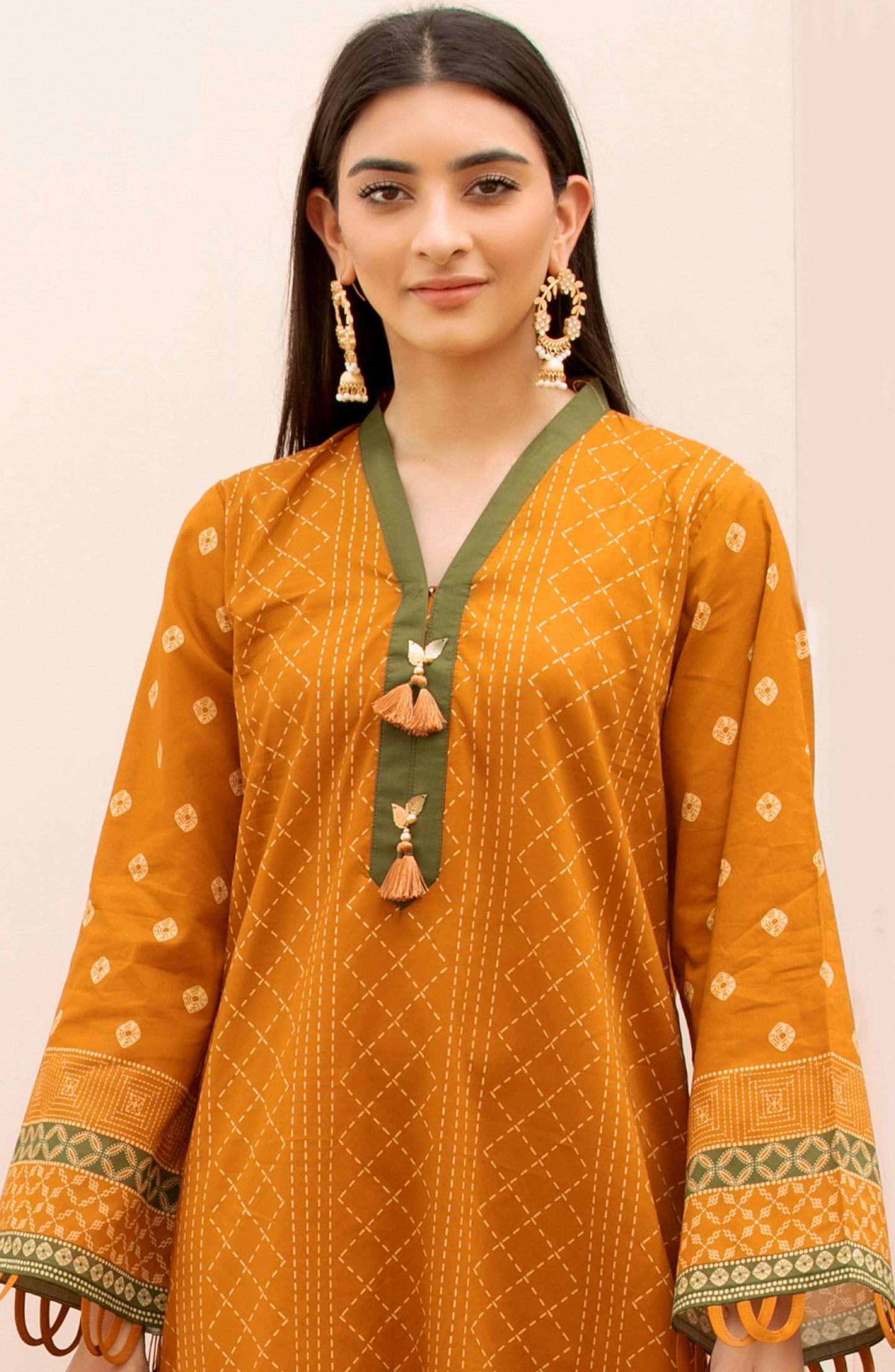 Unstitched 2 Piece Printed Lawn Shirt Chiffon Dupatta