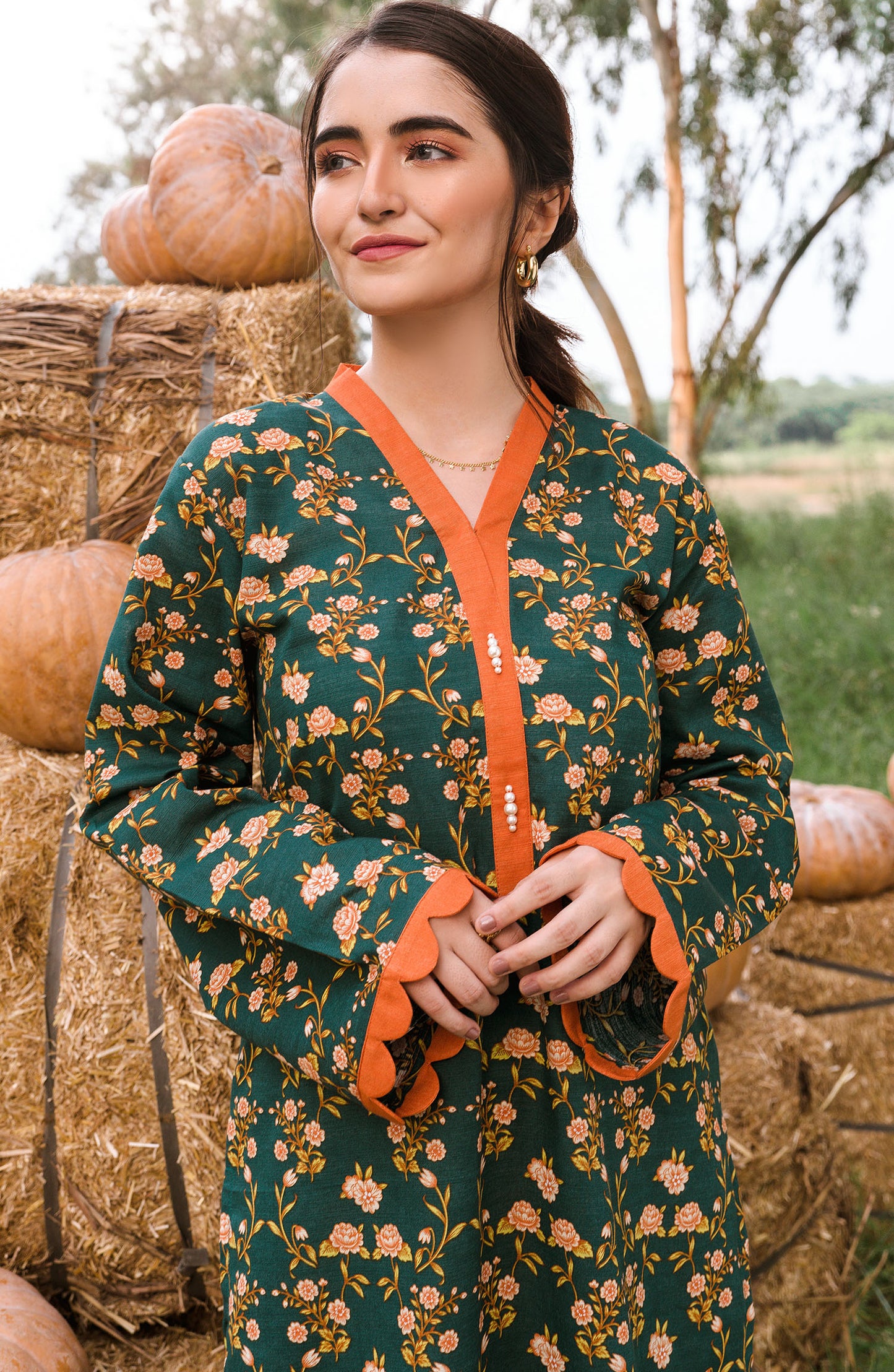 HCS-22-057/S GREEN LAWN SCSHIRT READY TO WEAR SHIRT