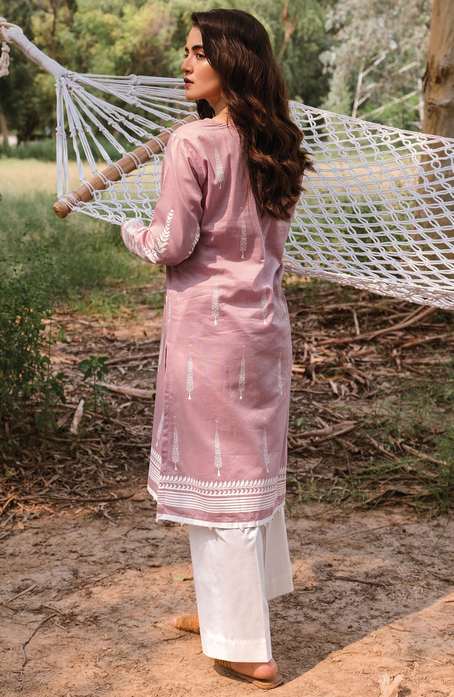 HCS-22-052/S DUSTY PINK LAWN SCSHIRT READY TO WEAR SHIRT