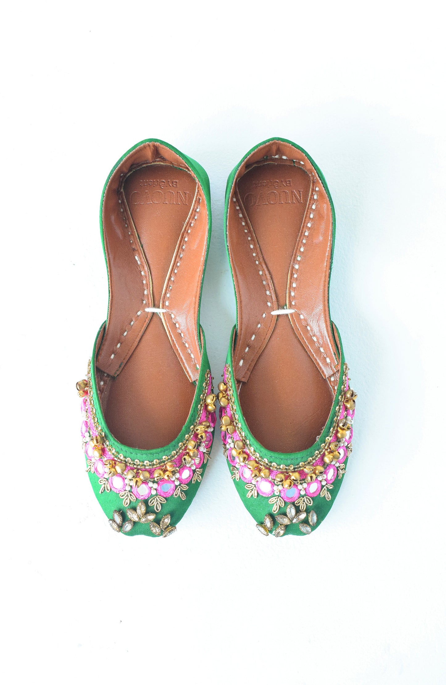 ORFS-91 GREEN MIX  FOOTWEAR KHUSSA