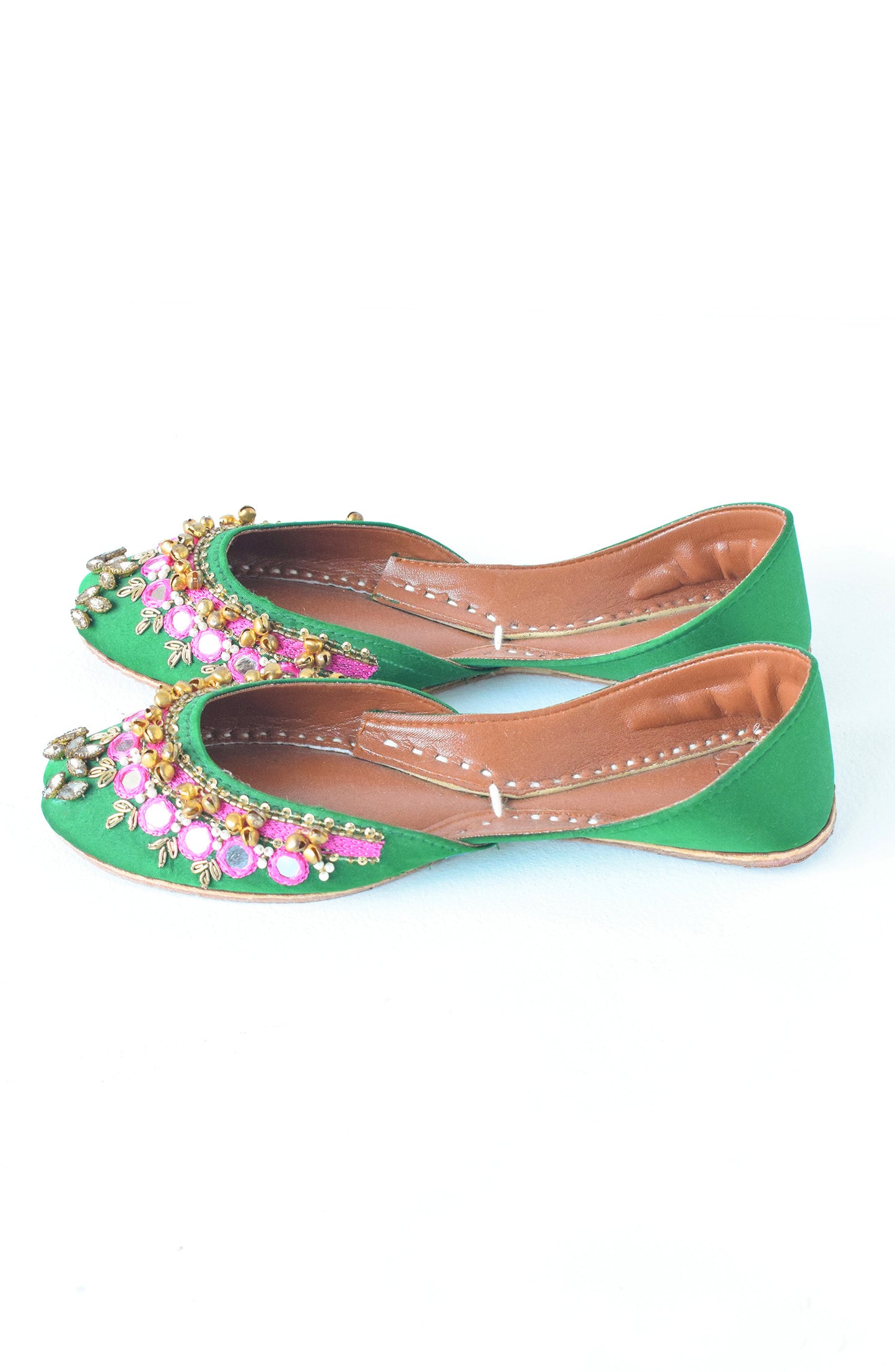 ORFS-91 GREEN MIX  FOOTWEAR KHUSSA